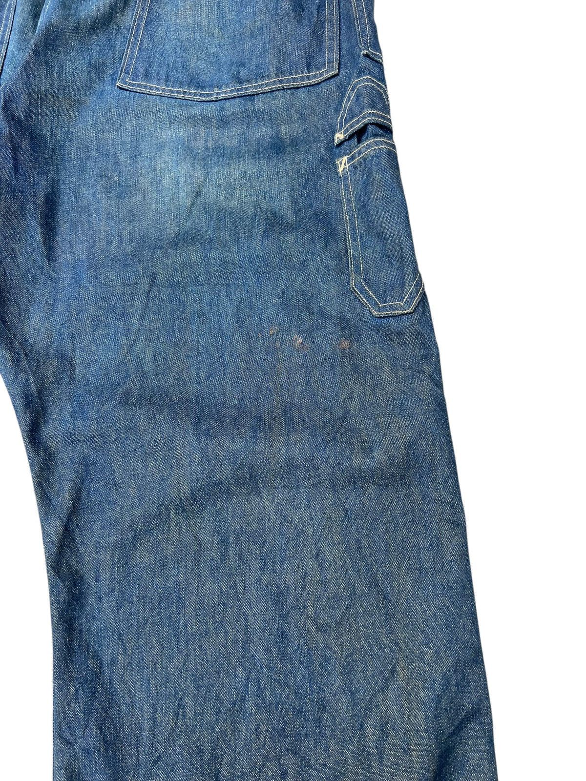 Levi's Vintage Clothing Levi’s LVC Dirty Mud Stains Denim Selvedge Work Wear Jeans Size US 34 / EU 50 - 20 Thumbnail