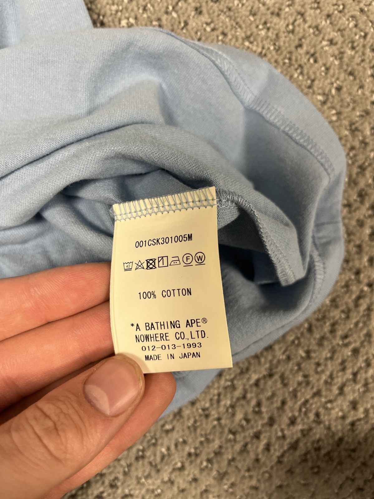 Bape Ape Head One Point Pocket Tee Size US M / EU 48-50 / 2 - 7 Thumbnail