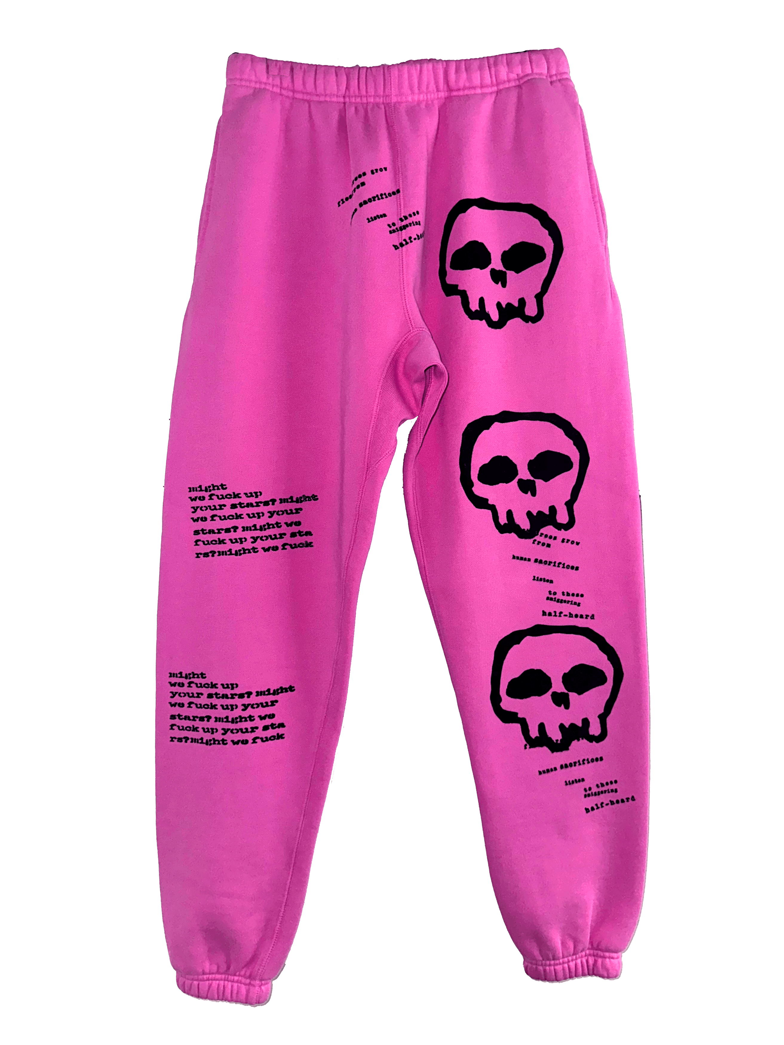 Other B221 LOS ANGELES PINK SKULL SWEATPANTS 030 Size 27" / US 4 / IT 40 - 1 Preview