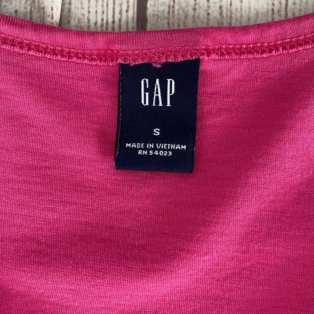 Gap Gap women S scoopneck w/vcut Longsleeve pink top Size S / US 4 / IT 40 - 6 Thumbnail