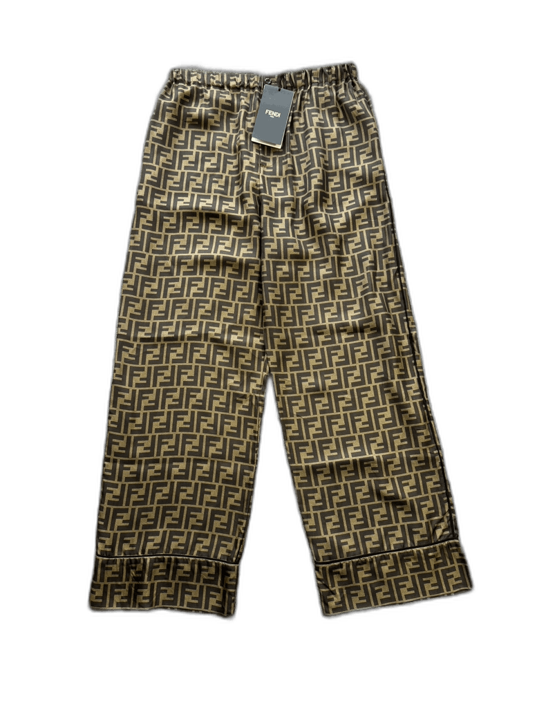 Fendi Fendi Silk Wide Leg Pajama Pants Size US 38 / EU 54 - 1 Thumbnail