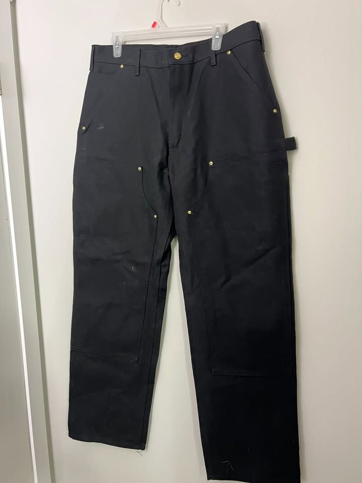 Carhartt NWT Carhartt Double-knee Black Carpenter Work Pants Size US 36 / EU 52 - 1 Thumbnail