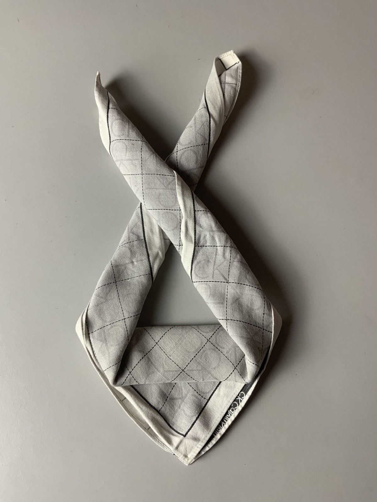 Calvin Klein CK Calvin Klein Monogram Bandana Handkerchief Size ONE SIZE - 2 Thumbnail