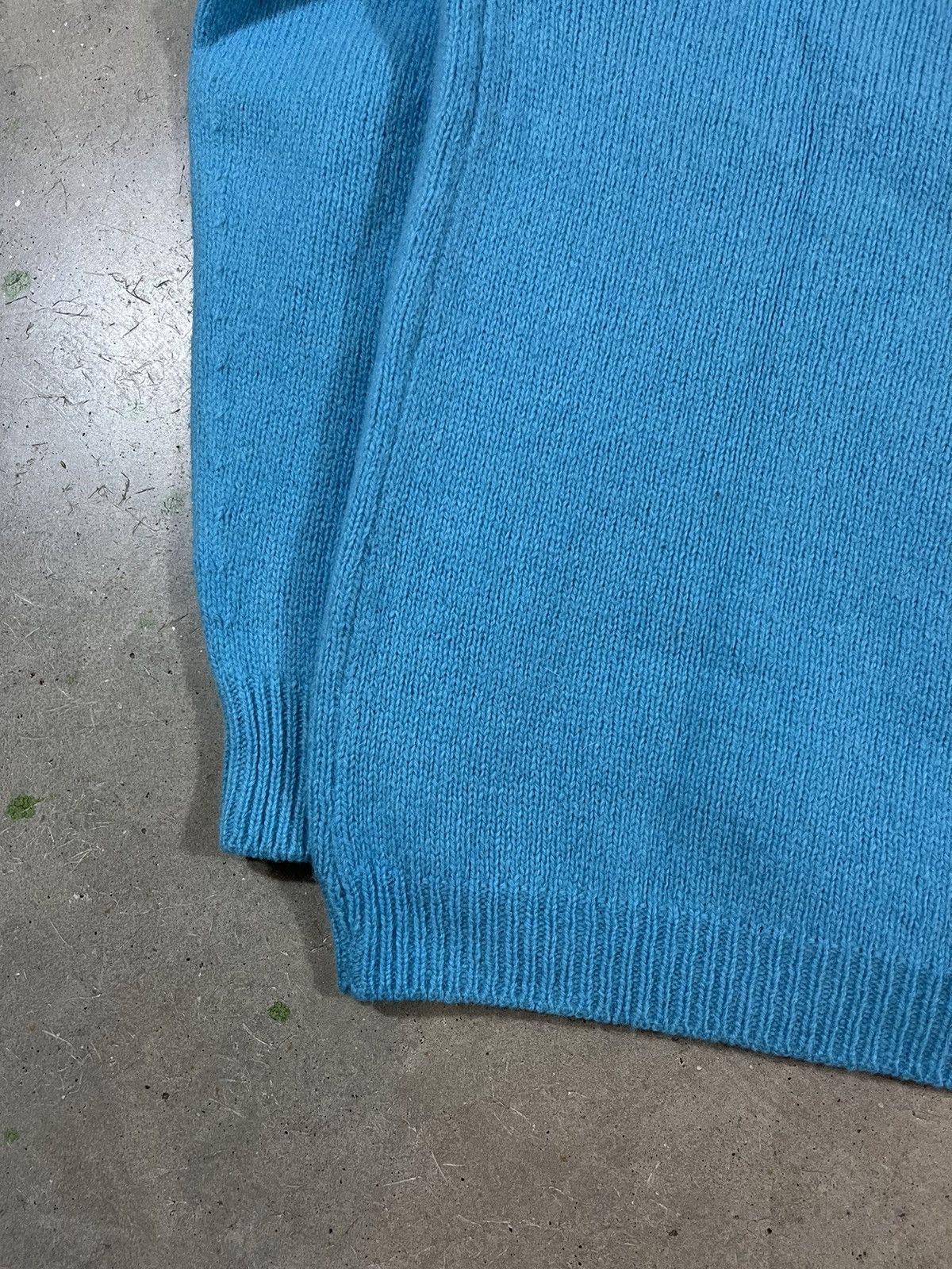 Vintage Vintage 50s Blue Wool Cardigan Sweater Size M / US 6-8 / IT 42-44 - 6 Thumbnail