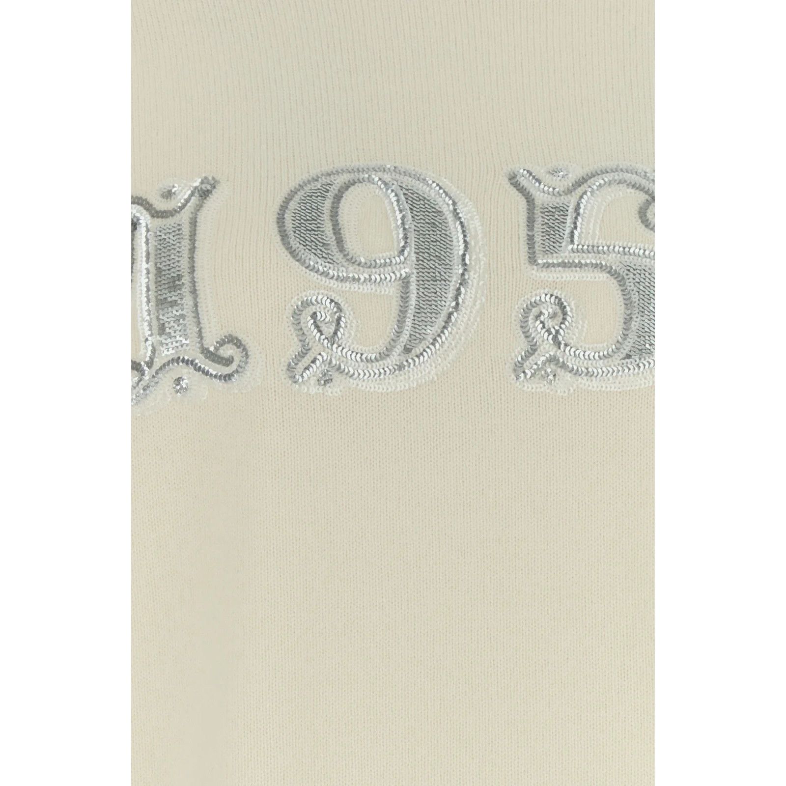 Max Mara MAX MARA Plata Ivory Wool Blend Sweater New & Authentic (Wom Size XS / US 0-2 / IT 36-38 - 3 Thumbnail