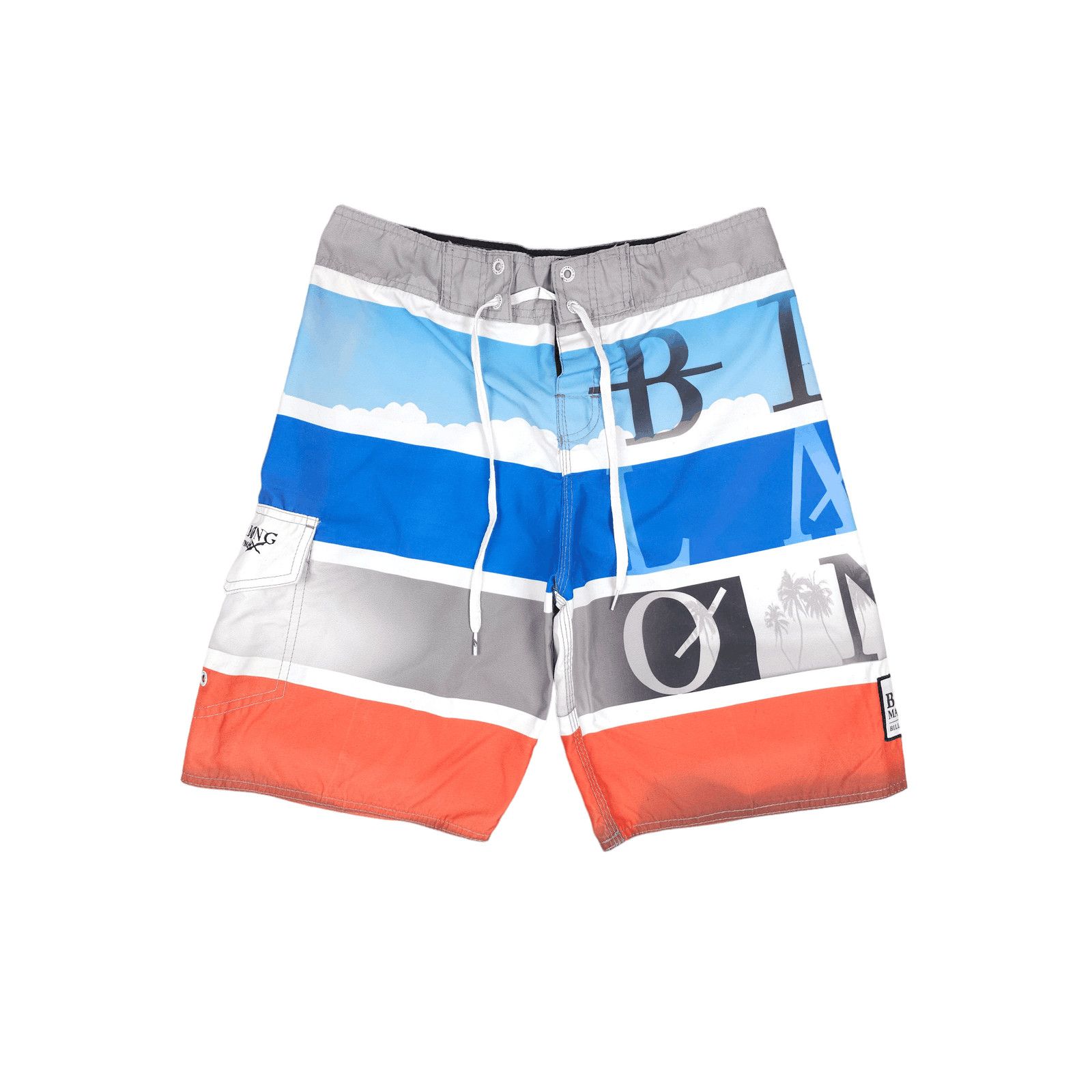 Billabong × Bob Marley × Vintage 💎Very Rare Billabong x Bob Marley Shorts Gray Blue Red y2k Size US 32 / EU 48 - 1 Thumbnail