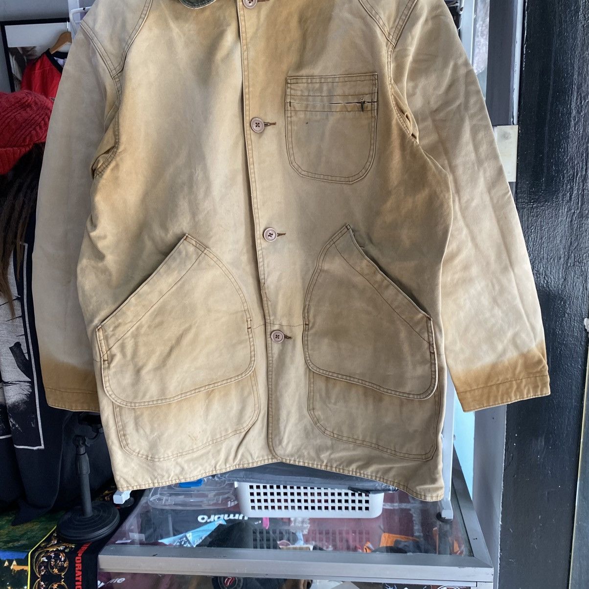 L.L. Bean VTG L.L BEAN HUNTING JACKETS DUCK CANVAS SUN FADED Size US L / EU 52-54 / 3 - 5 Thumbnail