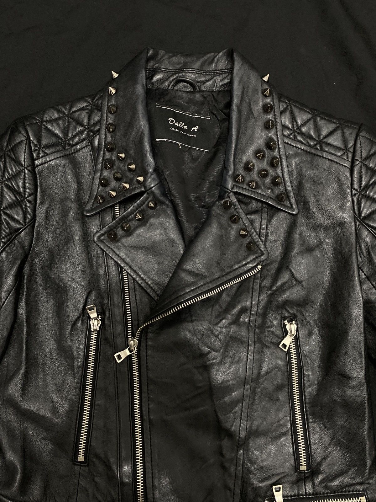 Isamu Katayama Backlash 2000s Dalla A studed leather jacket Size US S / EU 44-46 / 1 - 3 Thumbnail