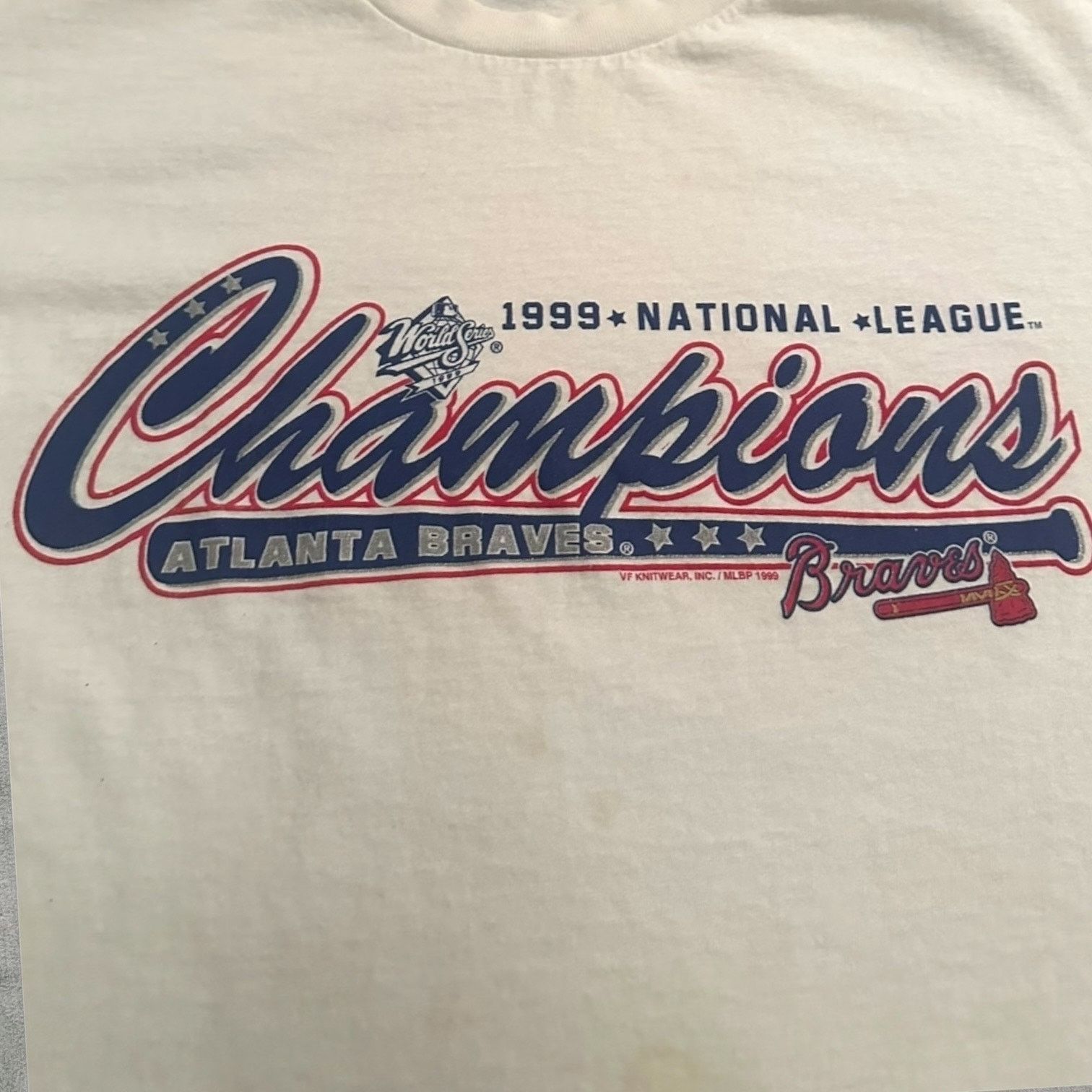 MLB 1999 Braves baseball tee Size US M / EU 48-50 / 2 - 2 Thumbnail