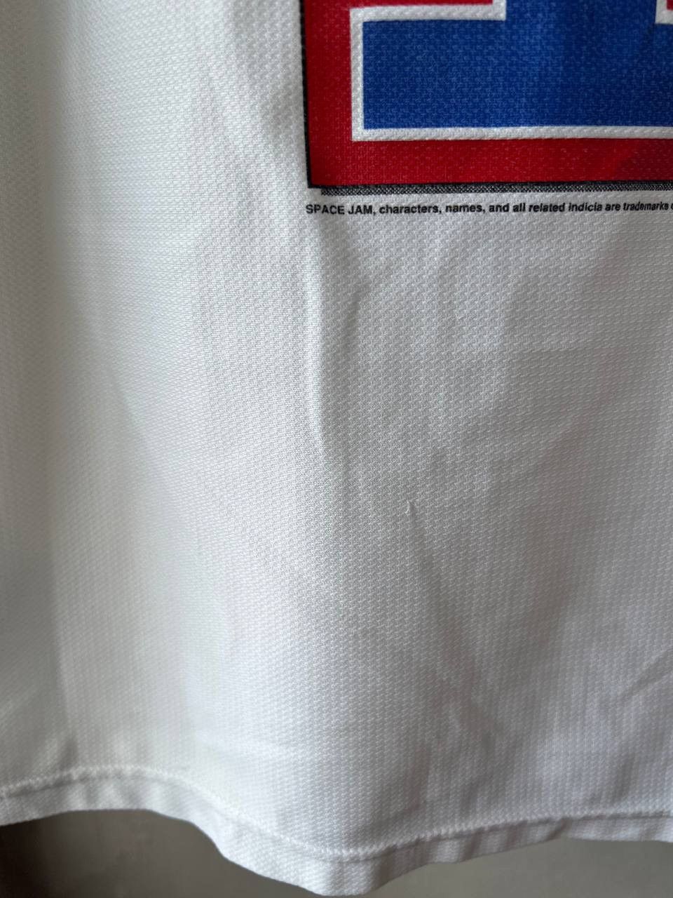 Warner Bros 1996 TUNE SQUAD #1 BUGS BUNNY NUTMEG MILL SPACE JAM JERSEY M Size US M / EU 48-50 / 2 - 13 Thumbnail
