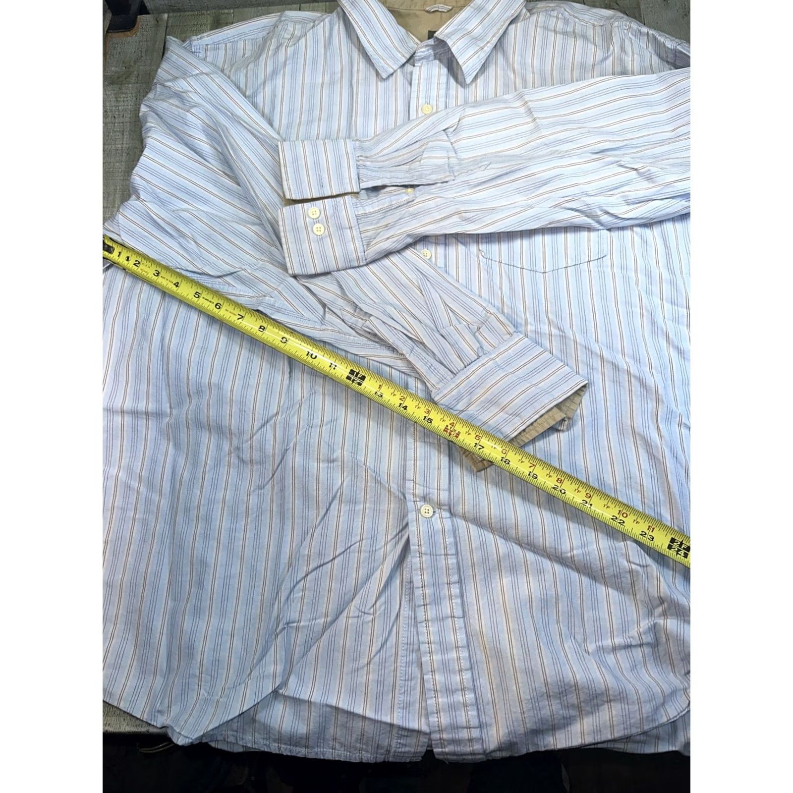 Timberland VINTAGE 90s Y2K Timberland Button-Up Shirt Blue 3XL Big & Tall Mens Long Sleeve Size US XXL / EU 58 / 5 - 5 Thumbnail