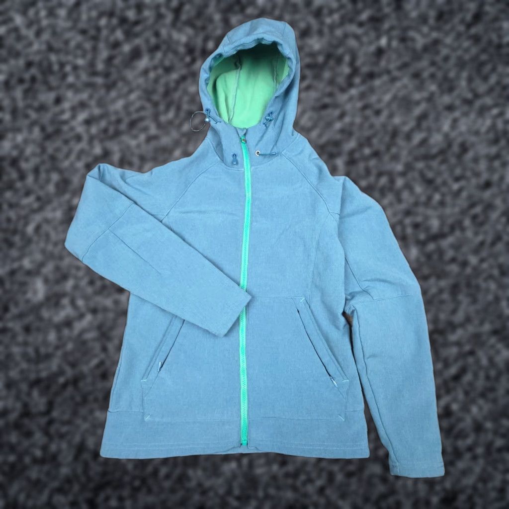 Vintage SIMMS Katafront Jacket Women's Small Blue Full Zip Pockets Hooded Lined Patch Mark Size S / US 4 / IT 40 - 1 Thumbnail
