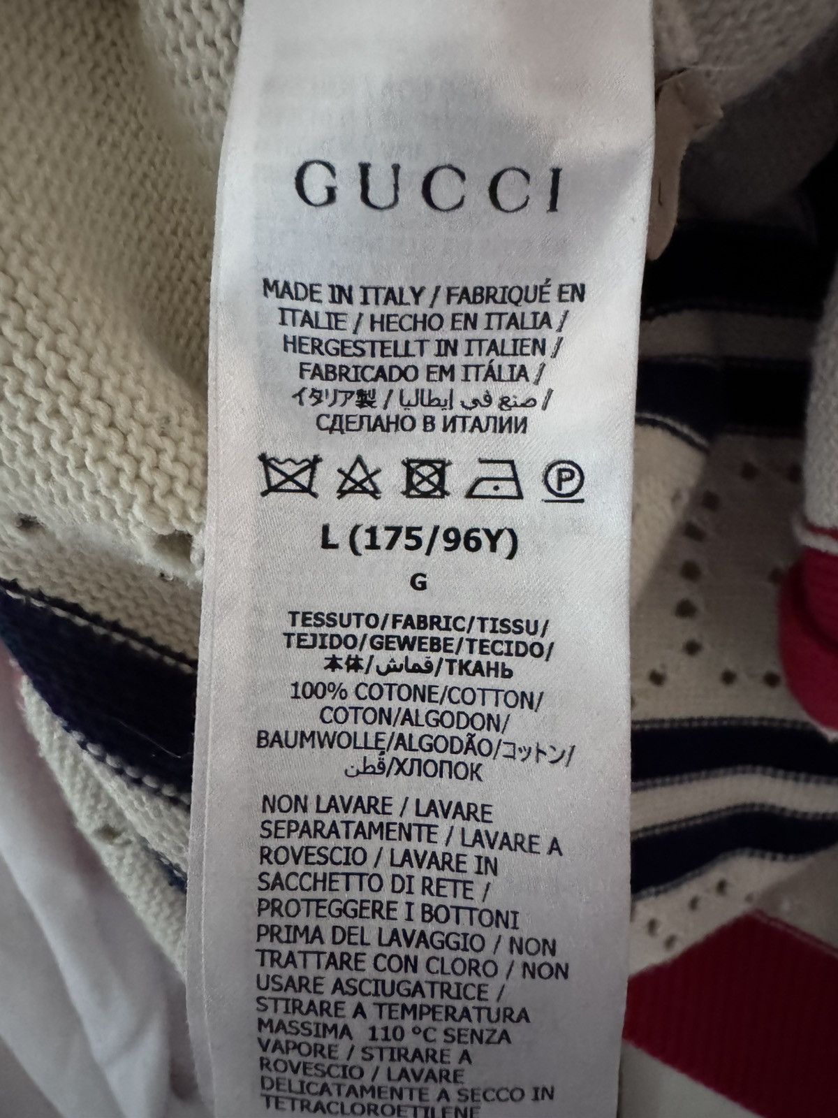 Gucci Gucci Striped Knit Cardigan —BLUELLE🌊 Size US L / EU 52-54 / 3 - 3 Thumbnail