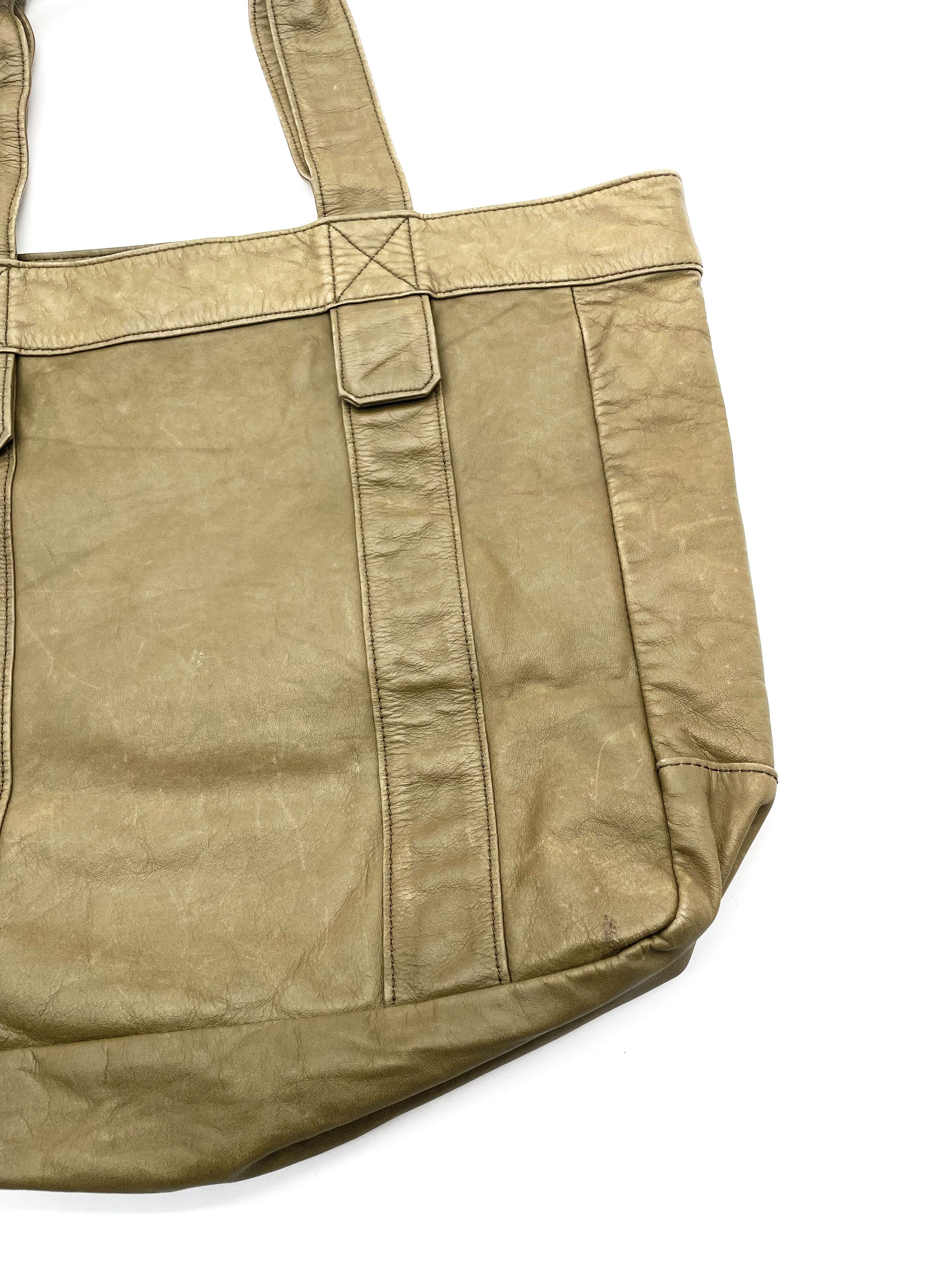 Yohji Yamamoto Leather Tote Bag Size ONE SIZE - 9 Thumbnail