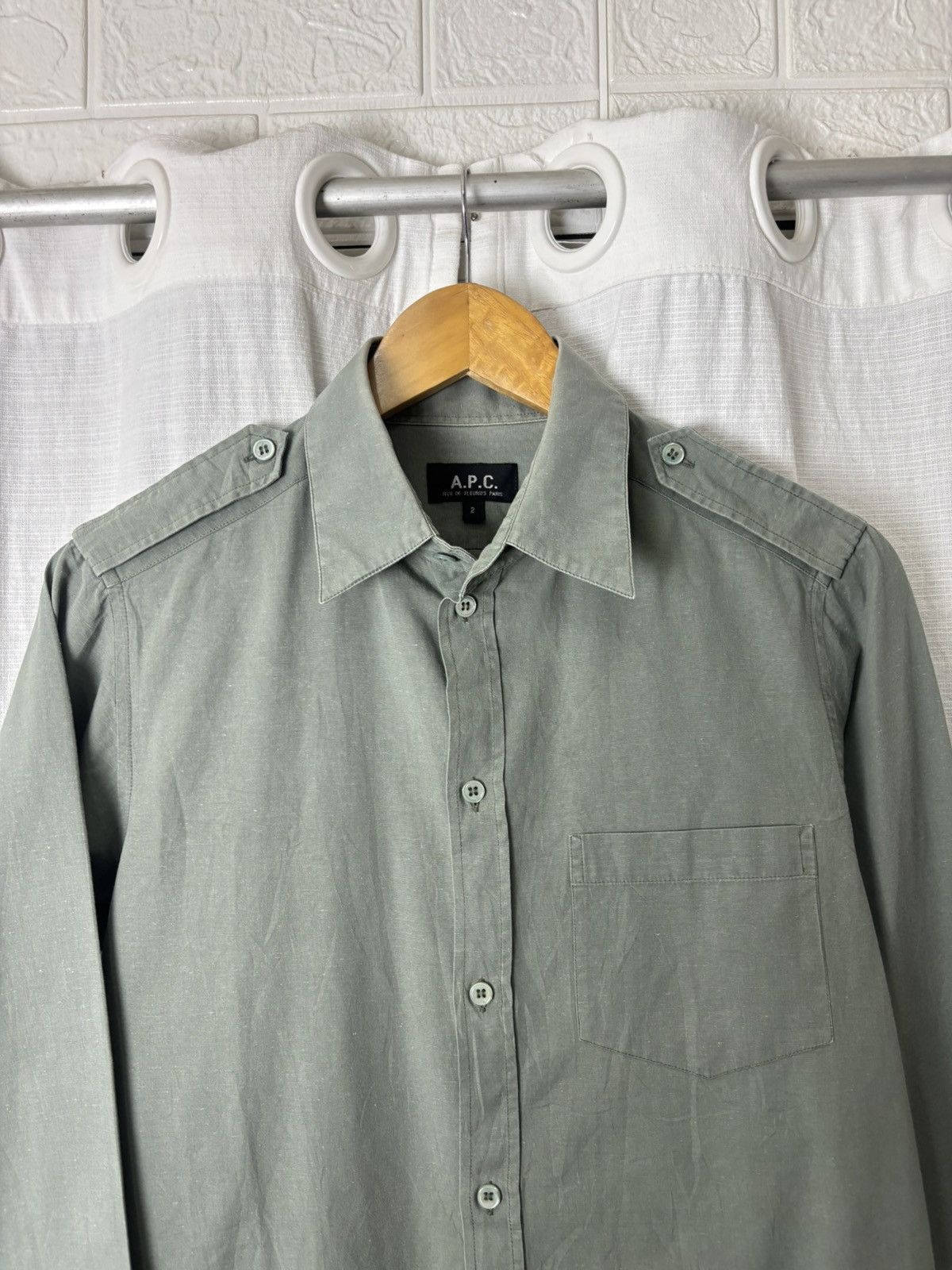 A.P.C. a.p.c shirt Size US S / EU 44-46 / 1 - 2 Thumbnail