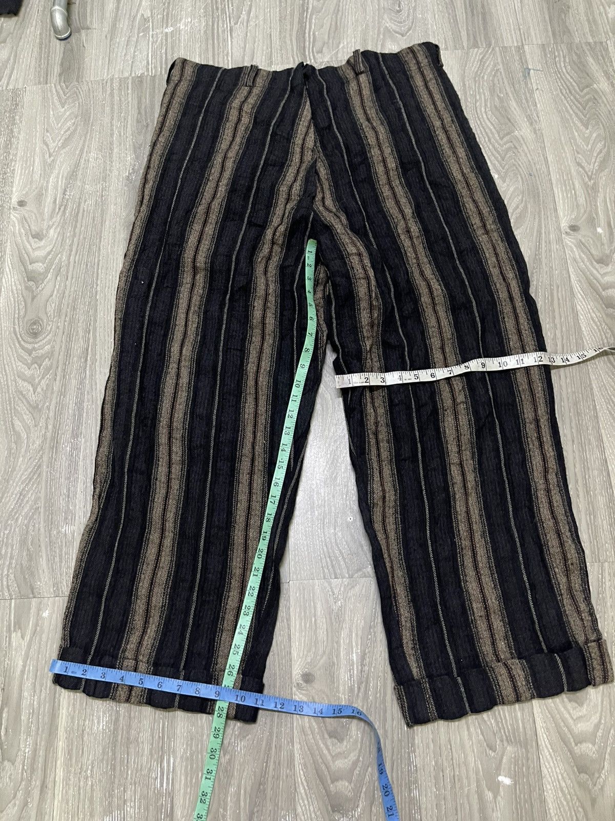 Vivienne Westwood Vintage Vivienne Westwood Striped Wool Blend Trousers Size US 40 / EU 56 - 18 Thumbnail