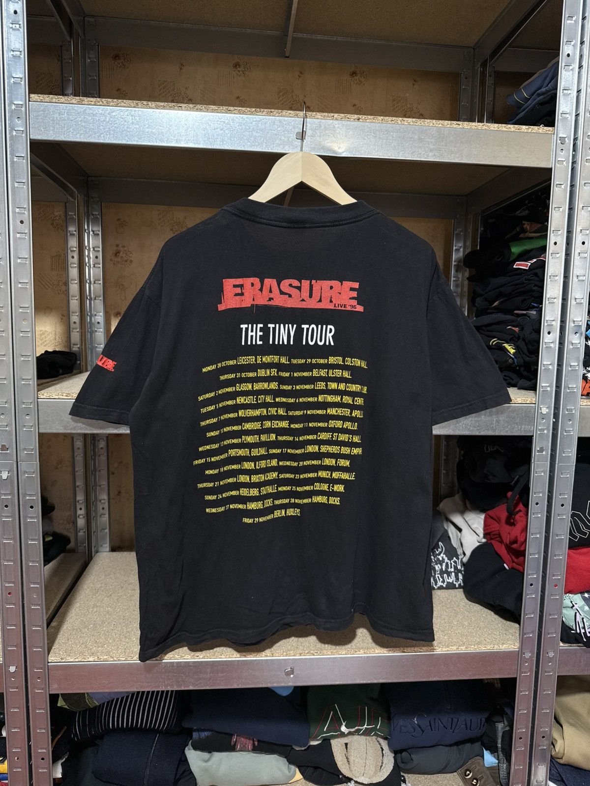 Band Tees × Vintage Vintage Erasure The Tiny Tour 1996 Rock Band Retro T-Shirt Size US XL / EU 56 / 4 - 2 Thumbnail