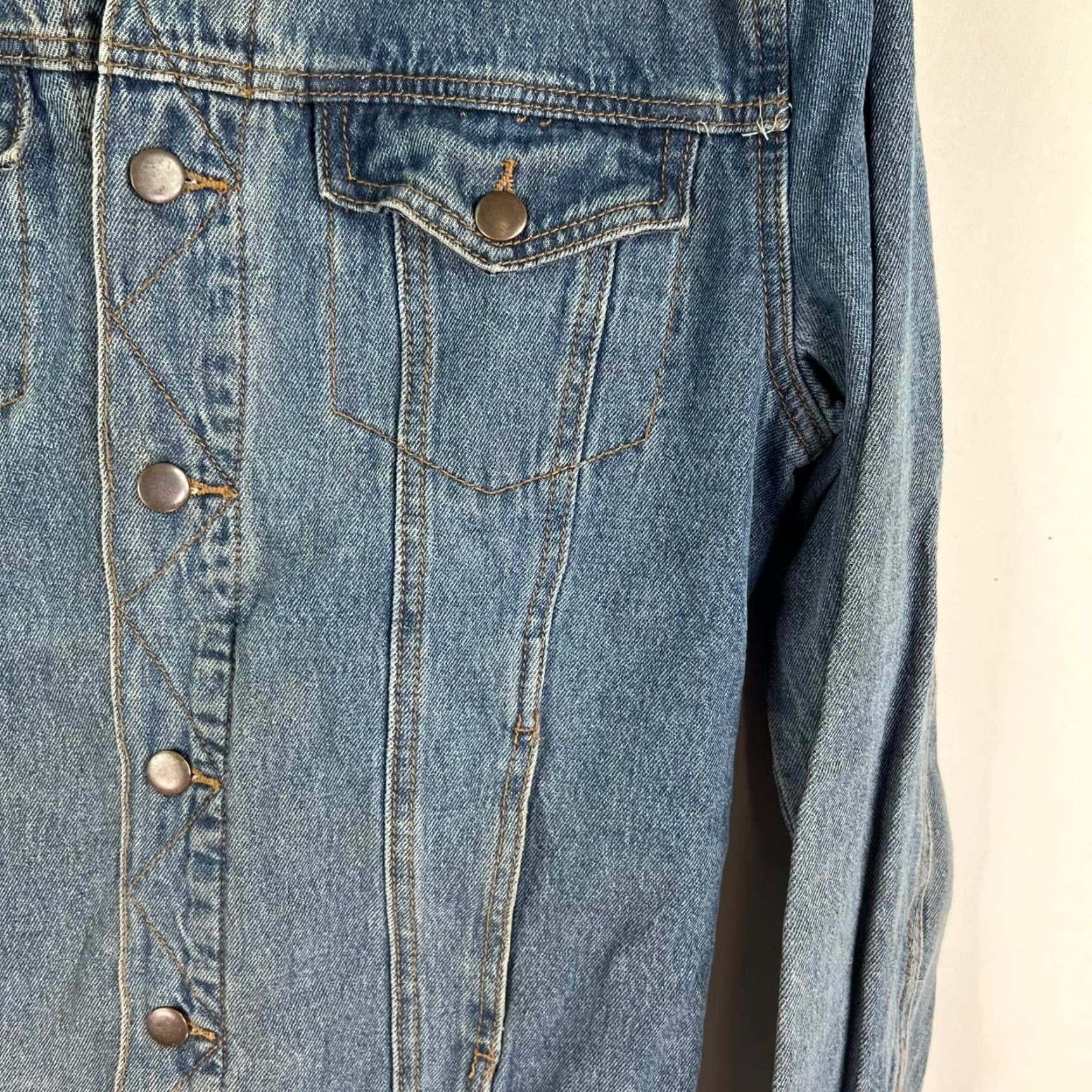 21 Men 21 MEN Los Angeles Denim Lined Button Up Jacket Mens Size M Blue Size US M / EU 48-50 / 2 - 3 Thumbnail