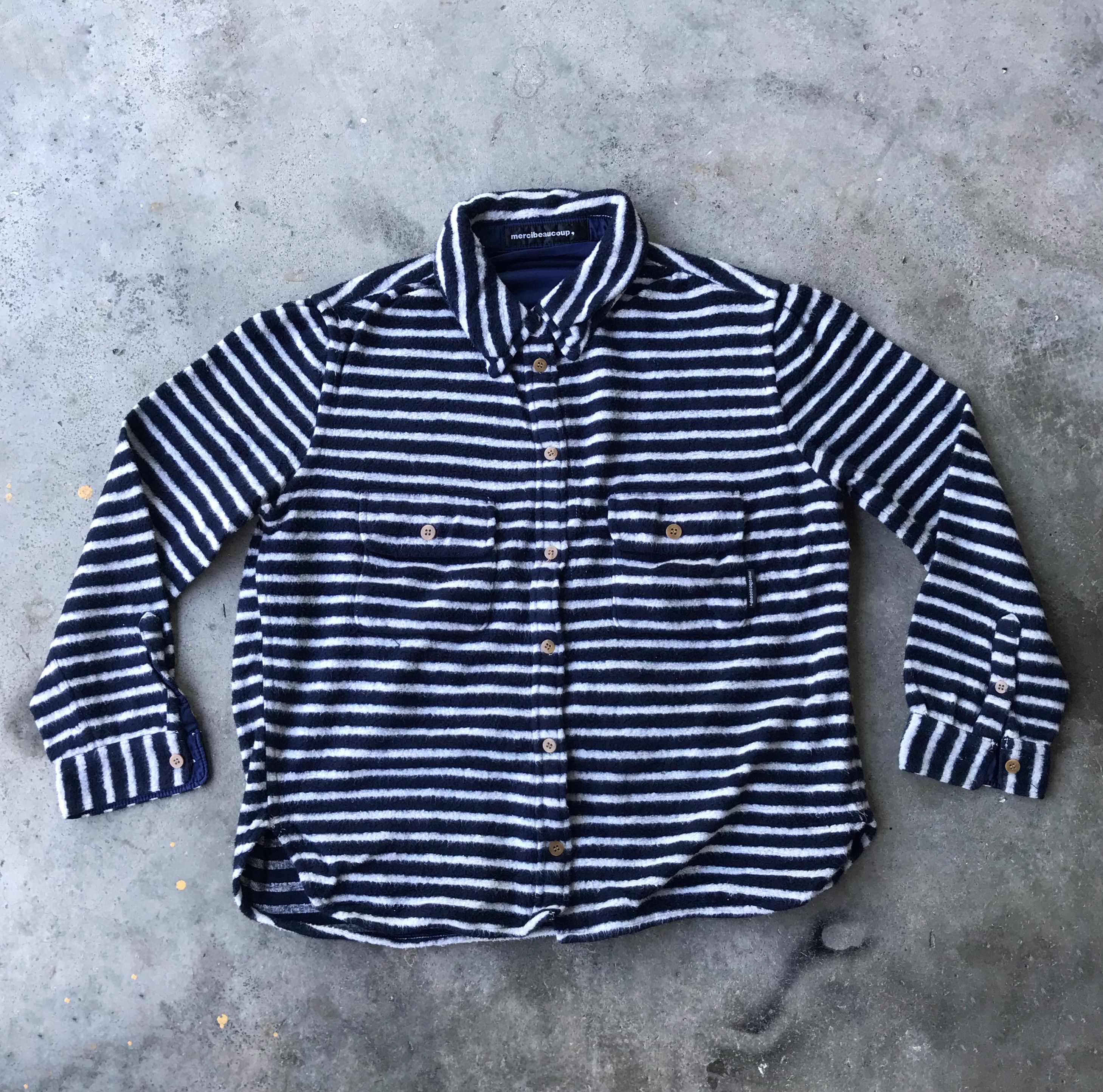 Issey Miyake × mercibeaucoup Mercibeaucoup stripes shirts Size S / US 4 / IT 40 - 1 Thumbnail