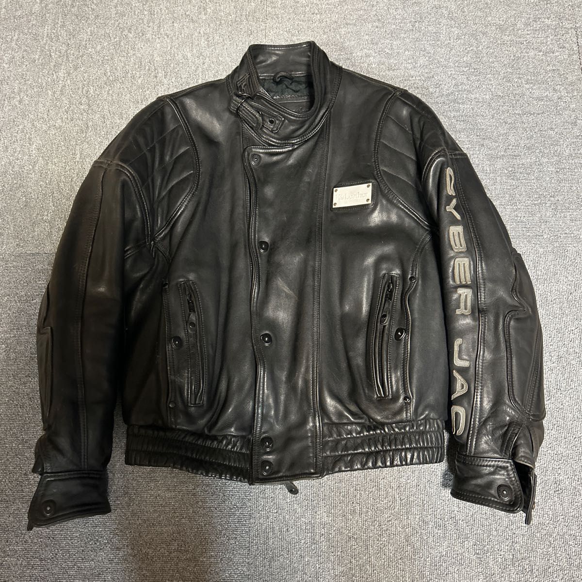 image of Kadoya X Akira Leather Pill Cyber Jac Jacket Black M, Men's (Size Medium)