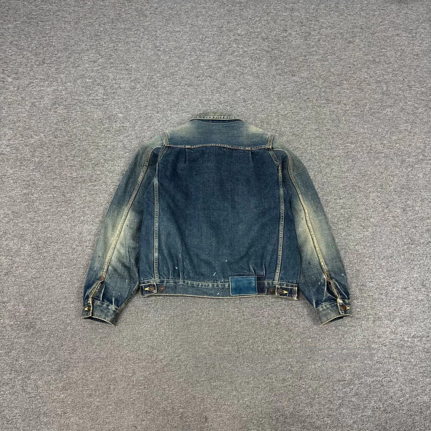 Visvim visvim SS 101 JKT JUMBO DMGD chaqueta| Size US 28 / EU 44 - 2 Thumbnail