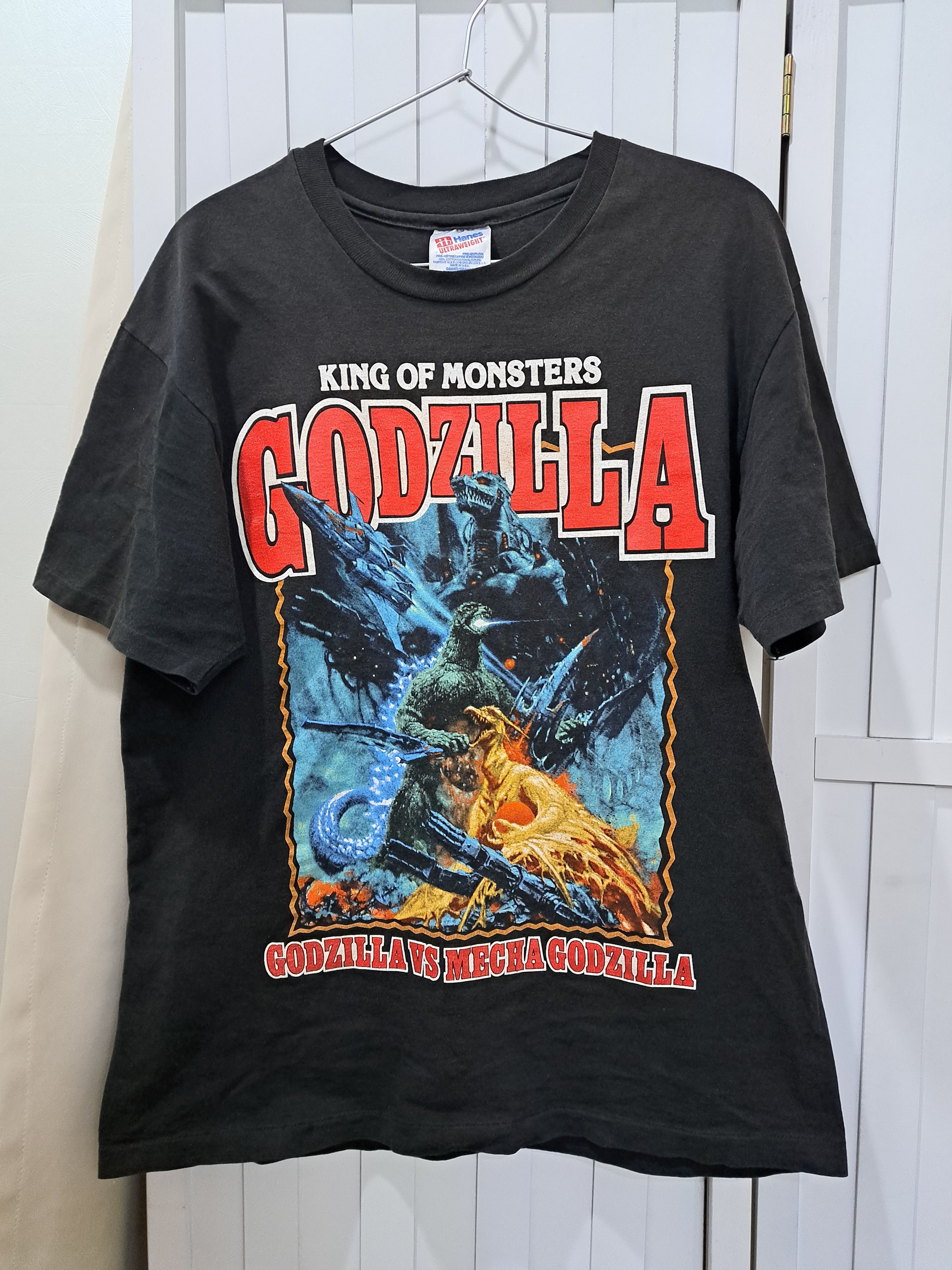 Vintage Vintage 1993 Godzilla vs Mecha Godzilla movie T-Shirt Size US L / EU 52-54 / 3 - 1 Thumbnail