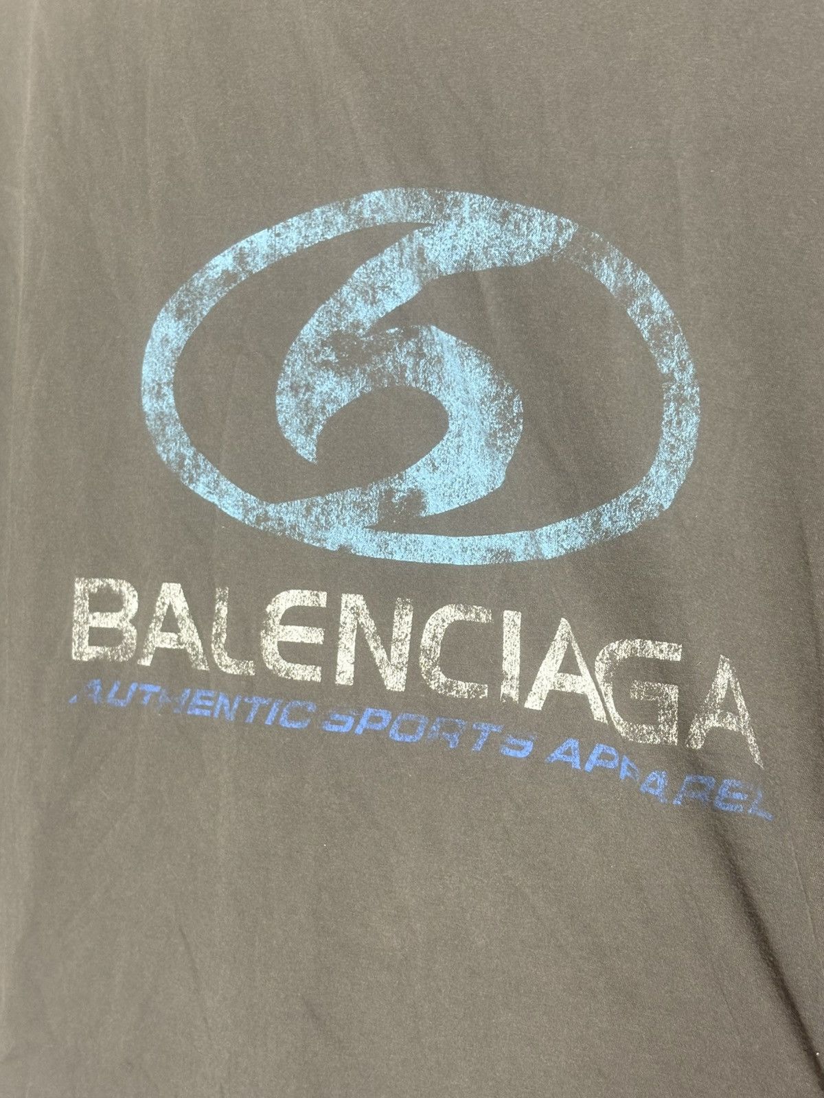 Balenciaga Balenciaga Surfer Logo-Print Cotton T-Shirt Size US S / EU 44-46 / 1 - 5 Thumbnail