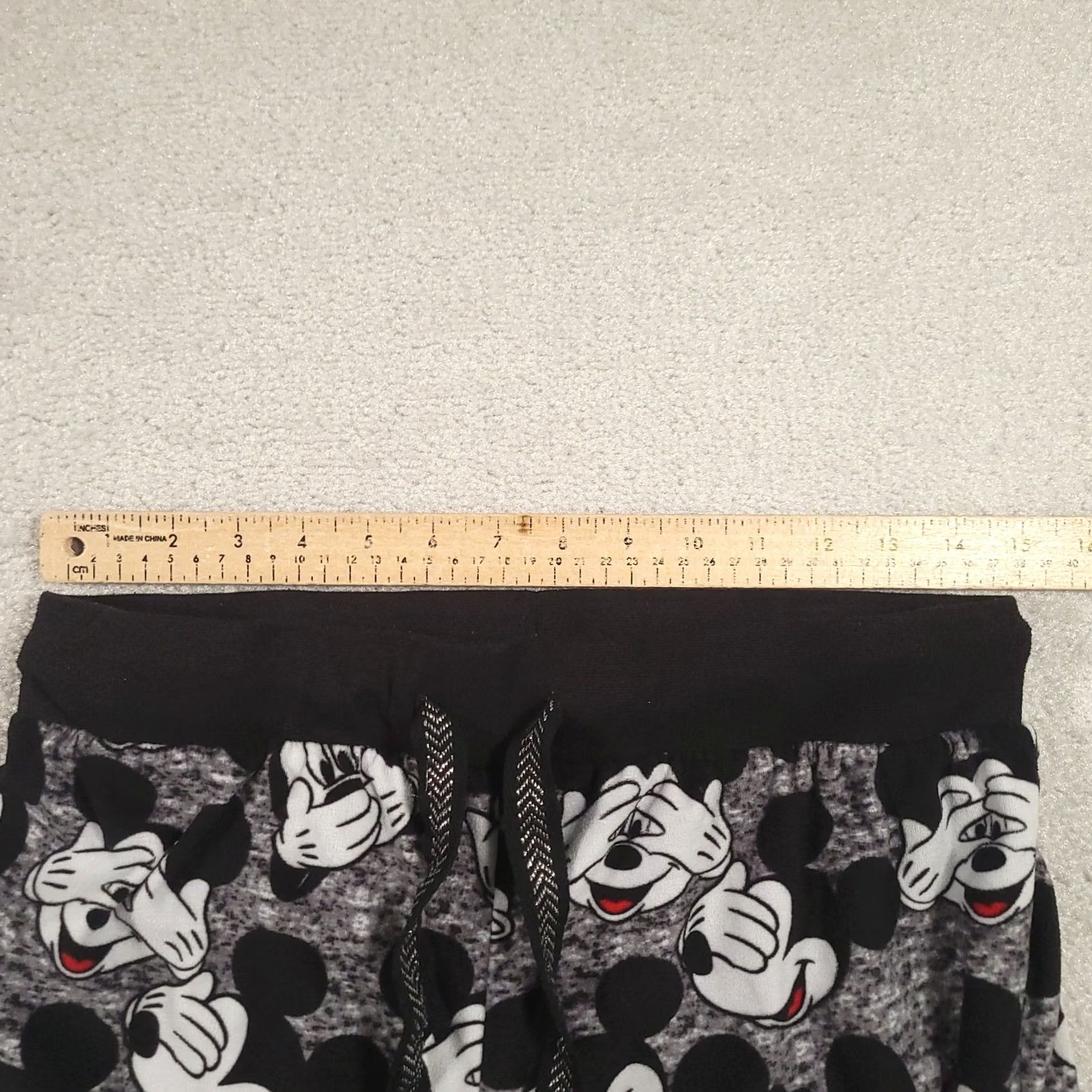 Disney VINTAGE? No — Disney Women’s Gray Mickey Mouse Sleep Pants Loungewear Pajama Bottoms Medium Size 32" / US 10 / IT 46 - 3 Thumbnail