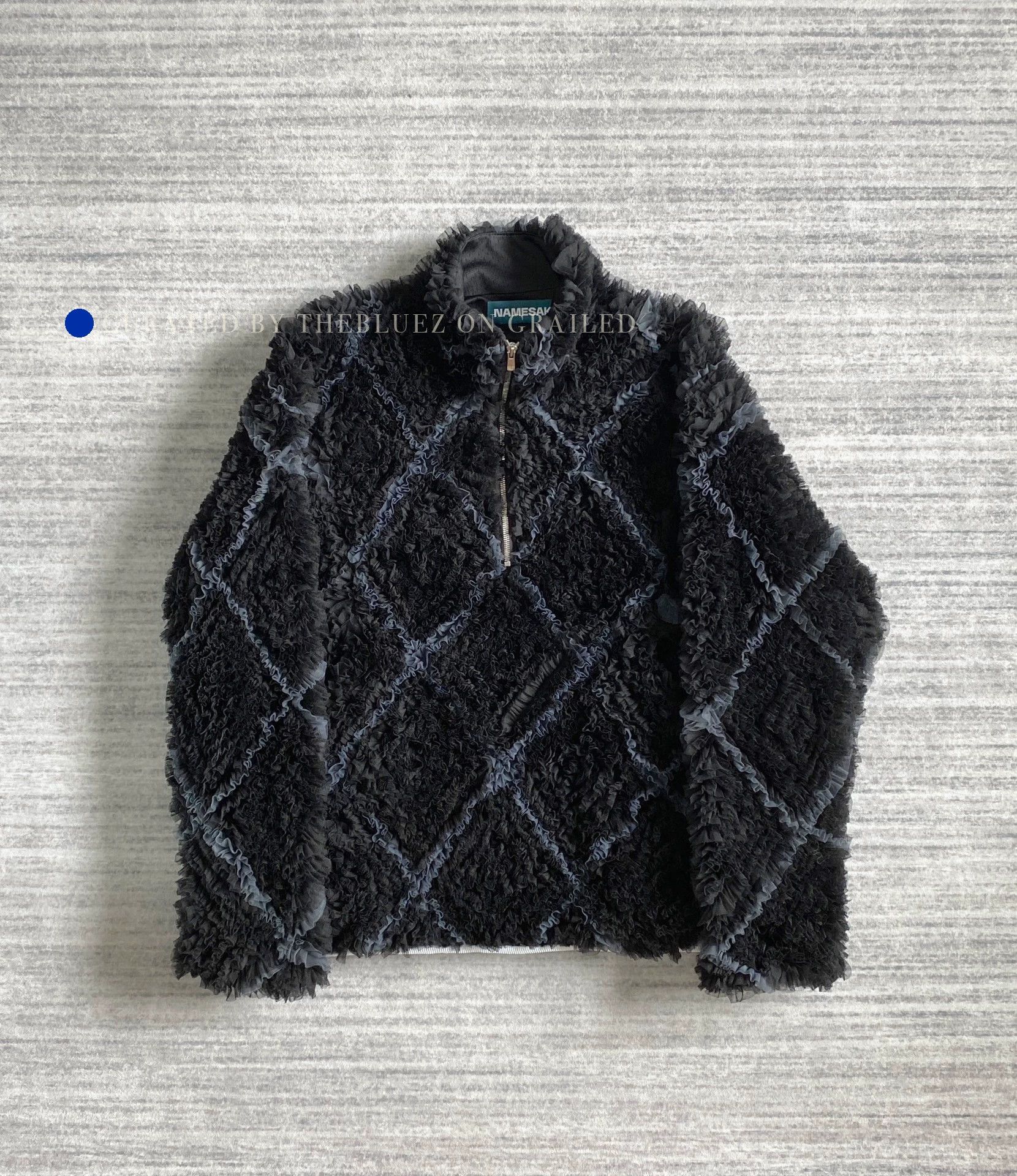 NAMESAKE Stylish Diamond Lace Half-Zip Hoodie Size US L / EU 52-54 / 3 - 1 Thumbnail