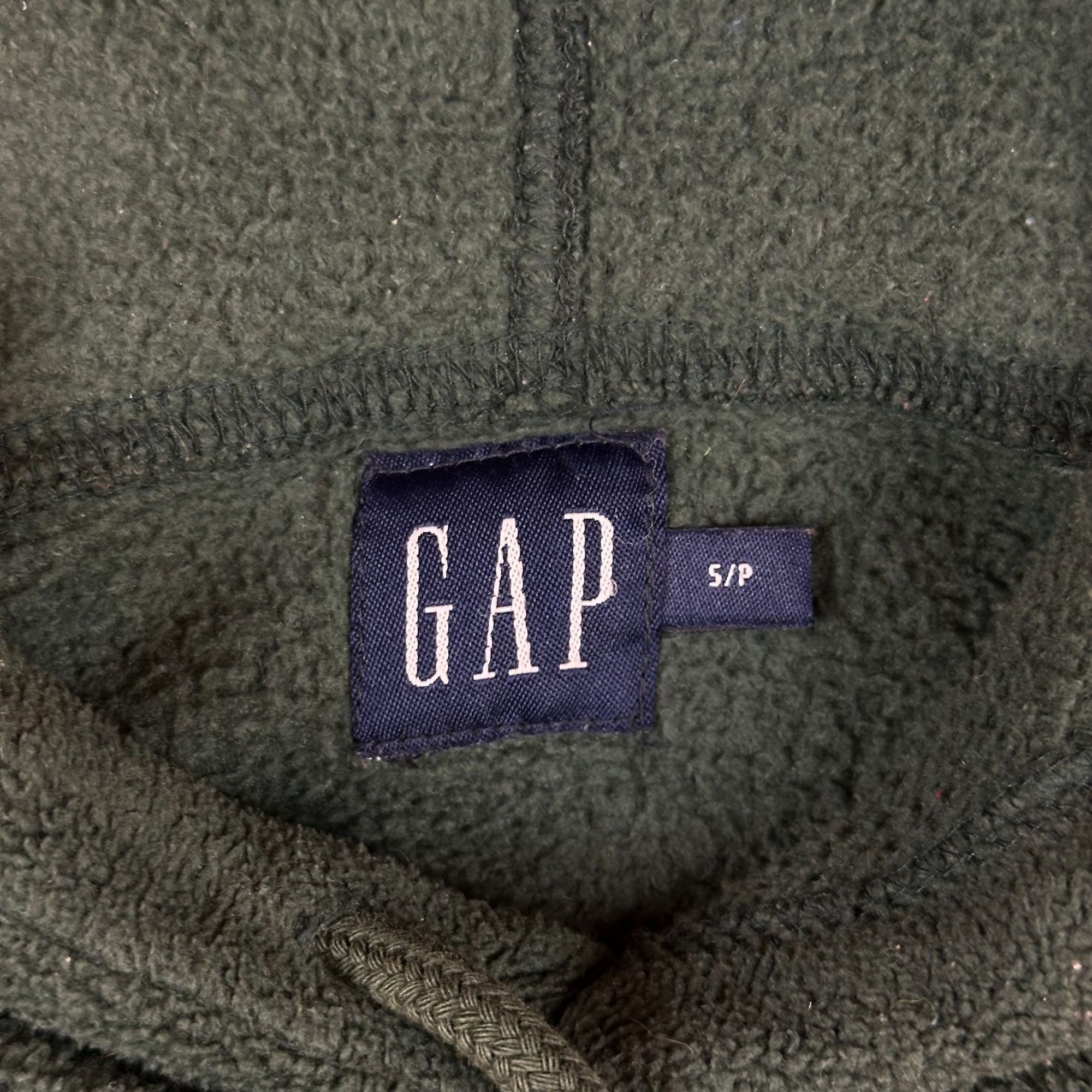 Gap Vintage Green Gap Fleece Hoodie (S) Size US S / EU 44-46 / 1 - 3 Thumbnail