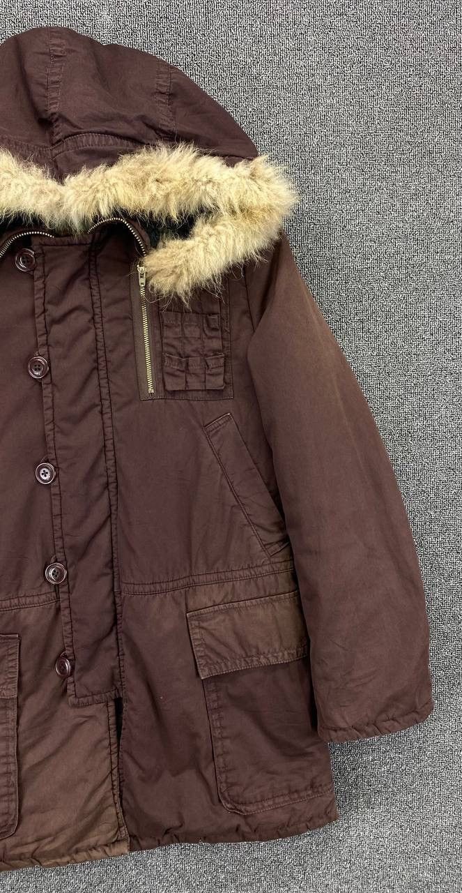 Issey Miyake Vintage Issey Miyake Sunaokuwahara Fur Hoodie Jacket Size M / US 6-8 / IT 42-44 - 4 Thumbnail