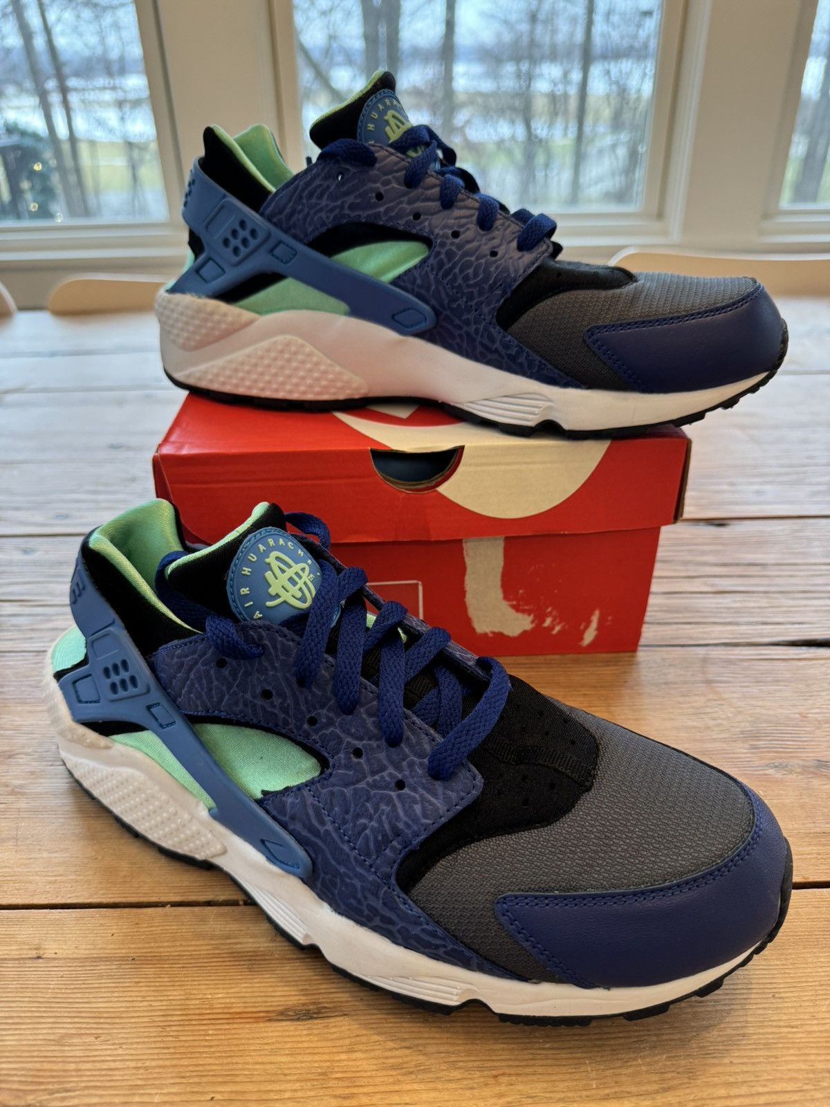 Nike Nike Air Huarache Size? Exclusive Deep Royal Size US 11.5 / EU 44-45 - 4 Thumbnail