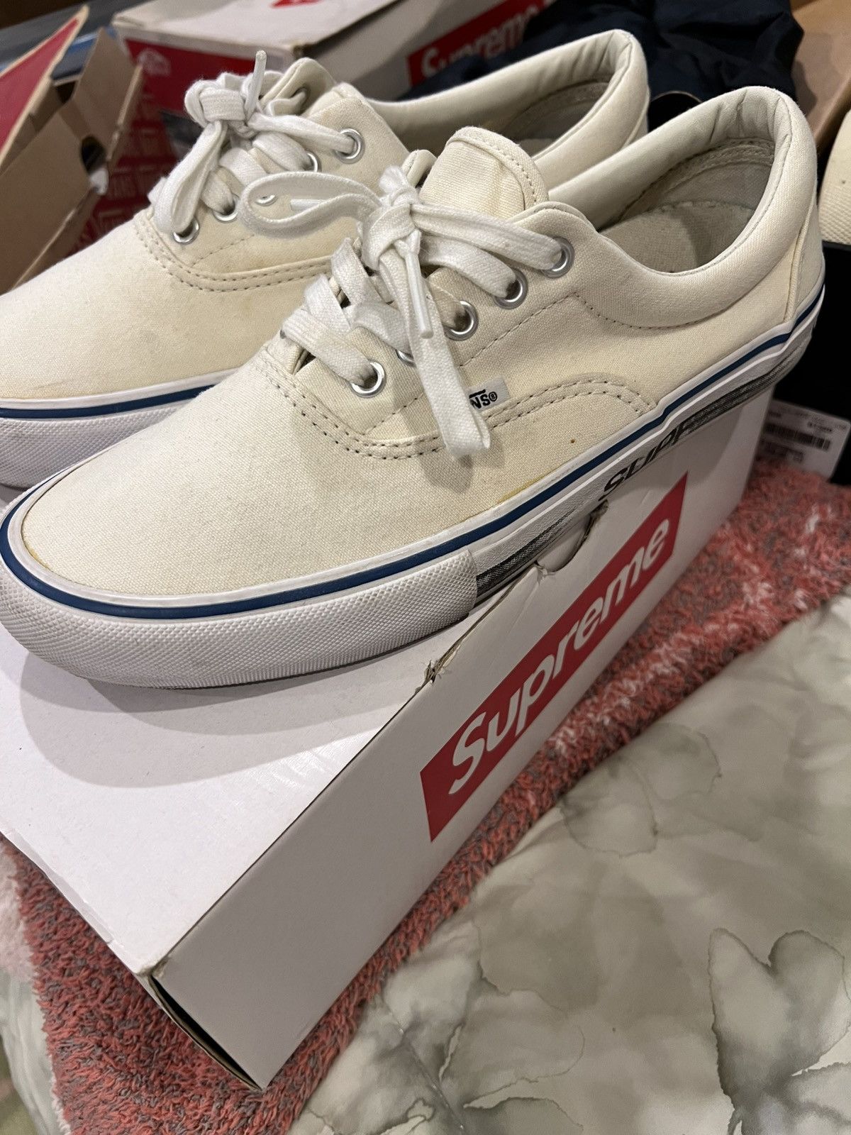 Supreme × Vans Supreme Vans Era Pro Motion Logo - 9.5 Size US 9.5 / EU 42-43 - 2 Thumbnail
