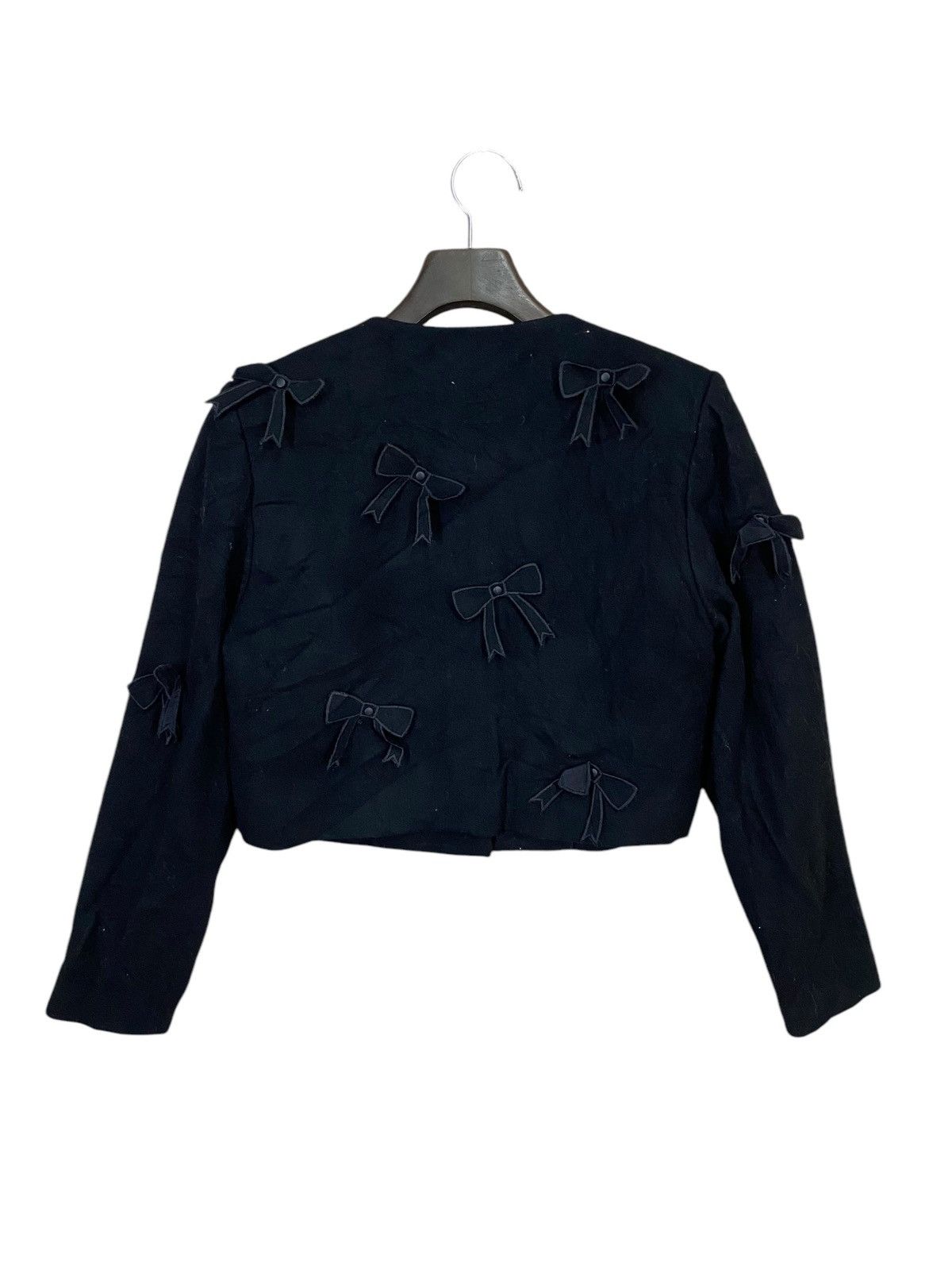 Designer × Issey Miyake Issey miyake wool crop jacket flower design very rare Size S / US 4 / IT 40 - 4 Thumbnail