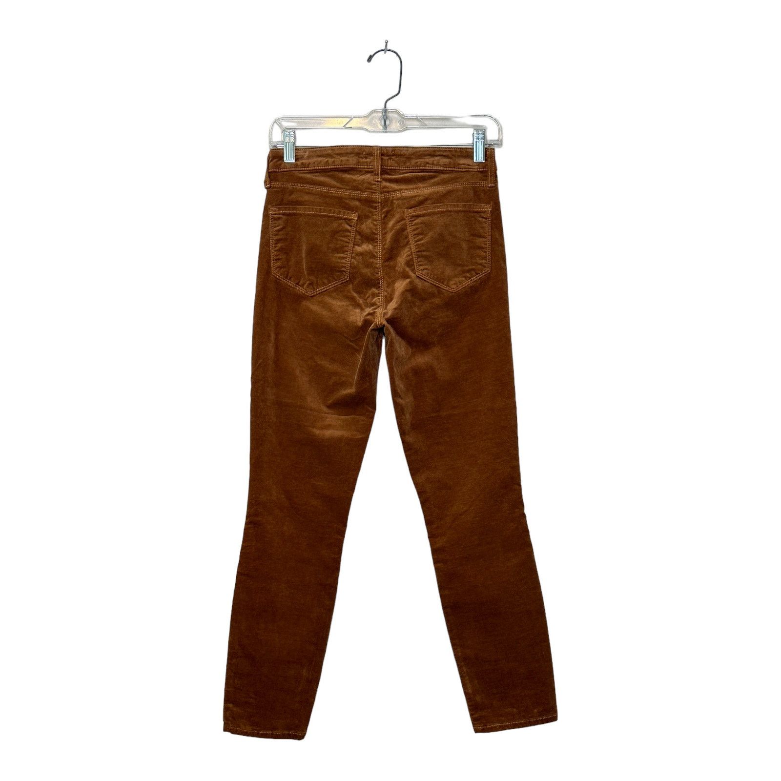 L'AGENCE L'Agence brown velvet skinny cropped jeans size 26-2 Size 26" / US 2 / IT 38 - 7 Thumbnail
