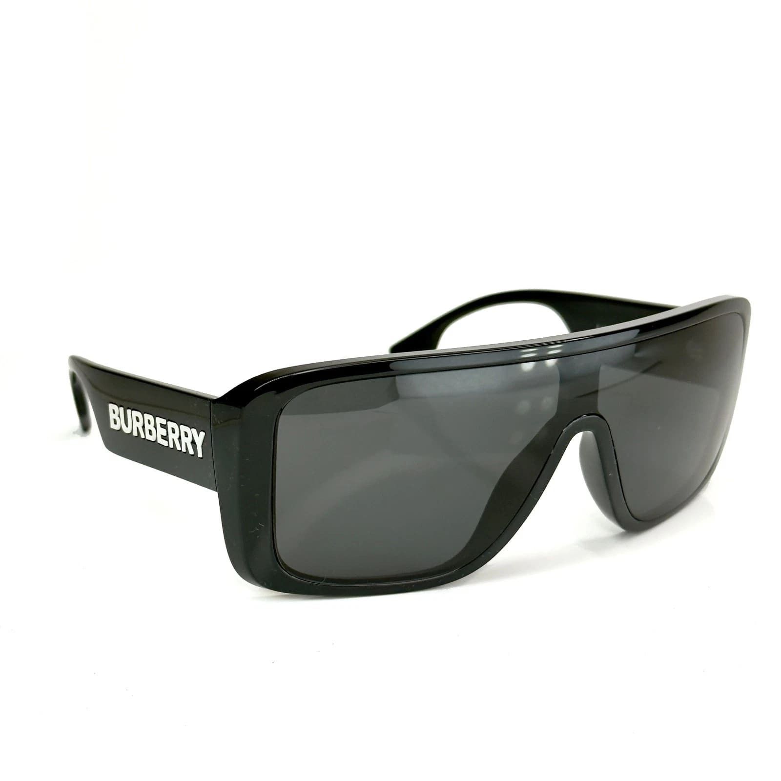 Burberry BURBERRY 4401 URBAN BE4401U Black Bold Logo Wrap Mask Size ONE SIZE - 9 Thumbnail