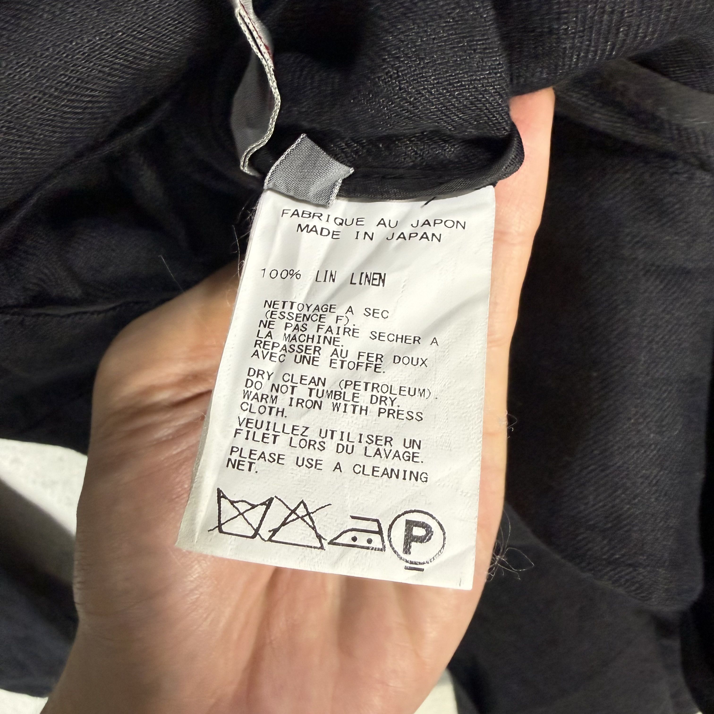 Yohji Yamamoto NOIR Yohji Yamamoto Black Blazer Outer Shirt Size S / US 4 / IT 40 - 10 Thumbnail
