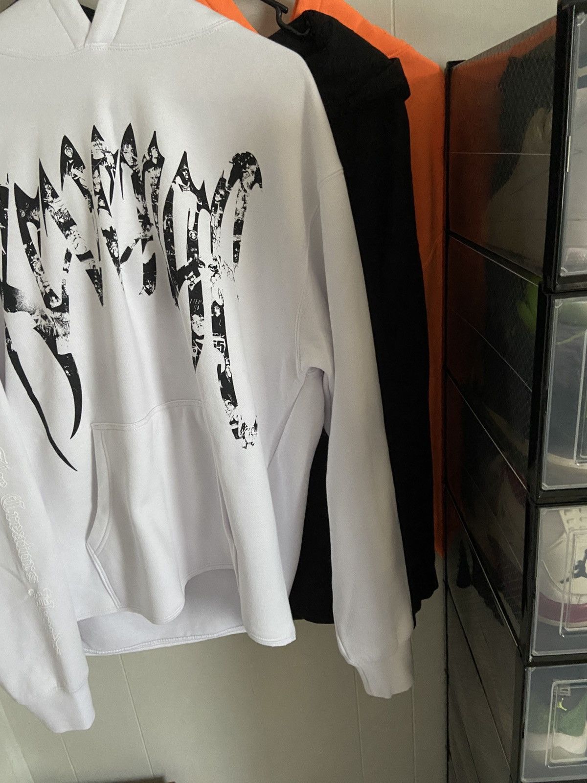Revenge Revenge juice wrld white collage hoodie Size US L / EU 52-54 / 3 - 3 Thumbnail