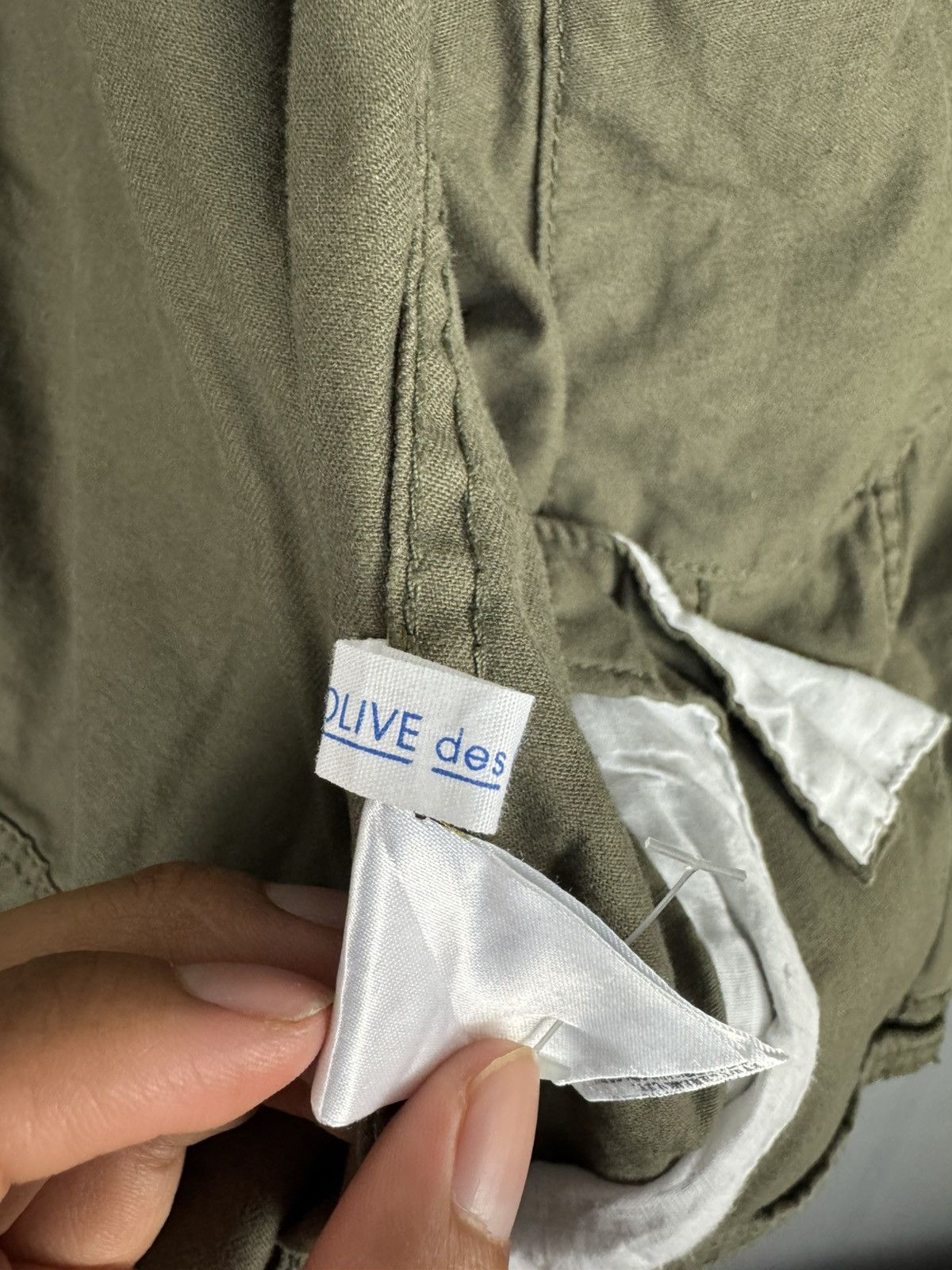 If Six Was Nine × Japanese Brand × Vintage Vintage Olive Des Olive Bondage Jacket Size US M / EU 48-50 / 2 - 6 Thumbnail