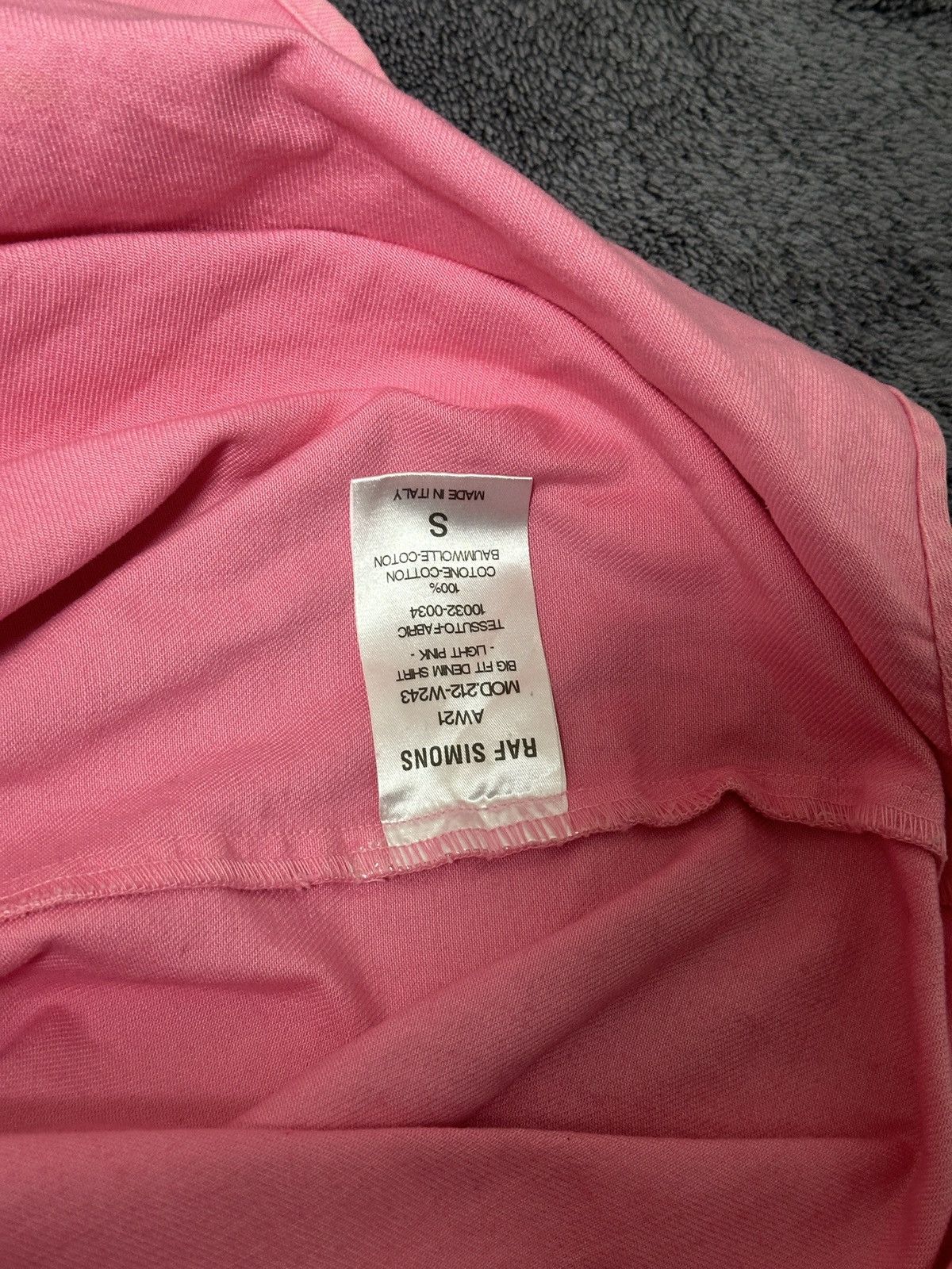Raf Simons Oversized RS Shirt Size US XXL / EU 58 / 5 - 13 Thumbnail