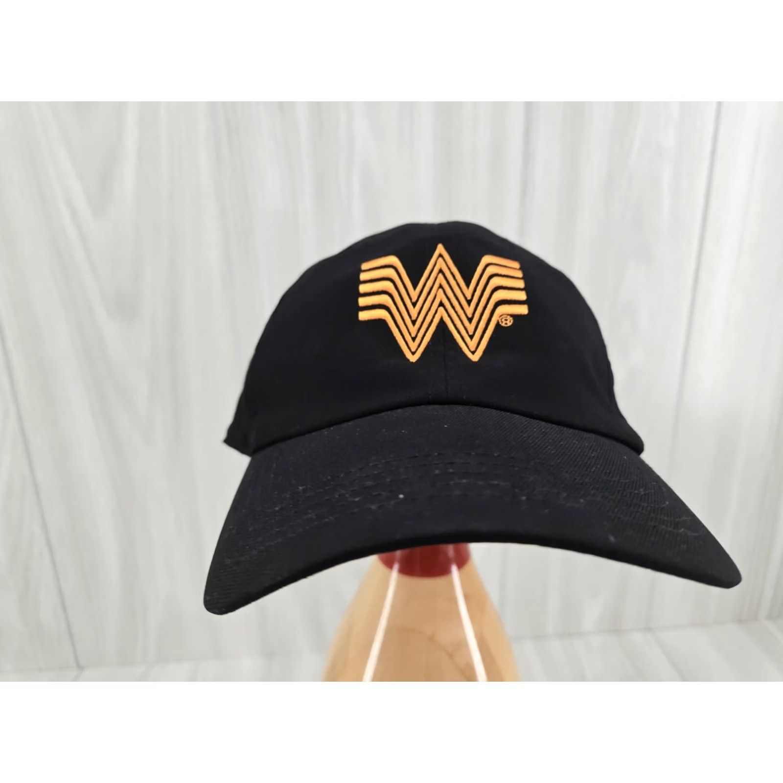 Vintage Whataburger Cap Hat Adult OSFA Adjustable Black Cap Hat Baseball Cap Unisex Adults Black Adjustable Size ONE SIZE - 3 Thumbnail