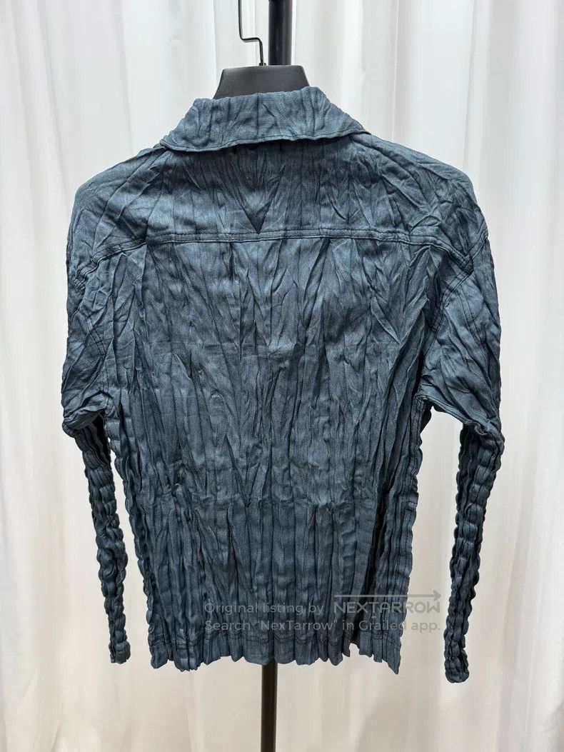 Issey Miyake Issey Miyake size 4 Denim Pleated Jacket Size 4 Size US M / EU 48-50 / 2 - 6 Thumbnail
