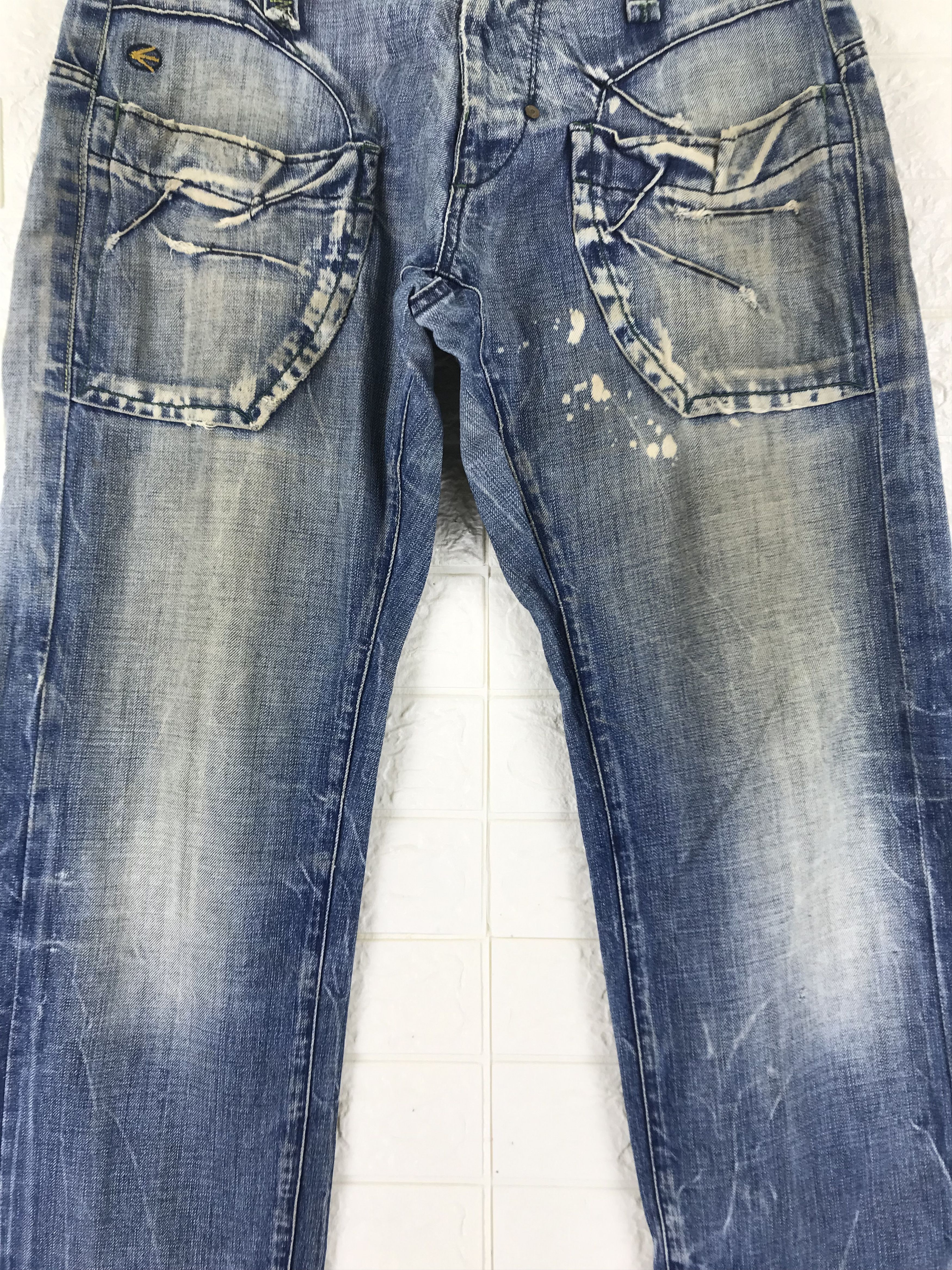 Energie Vintage Energie Faded Blue Bush Jeans Size US 34 / EU 50 - 3 Thumbnail