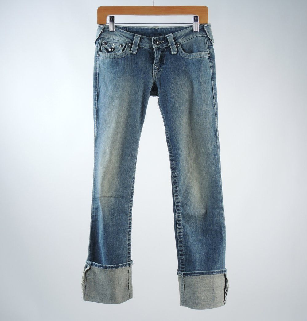 image of True Religion O1Smst1Ft0524 Jeans In Blue, Women's (Size 26)