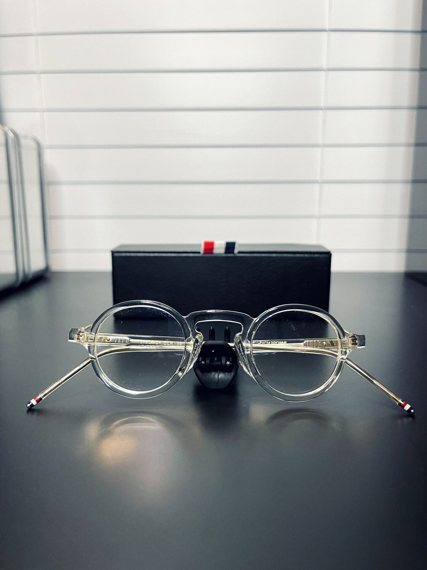 Thom Browne Thom Browne TB-904 Clear Optical Glasses Size ONE SIZE - 1 Thumbnail