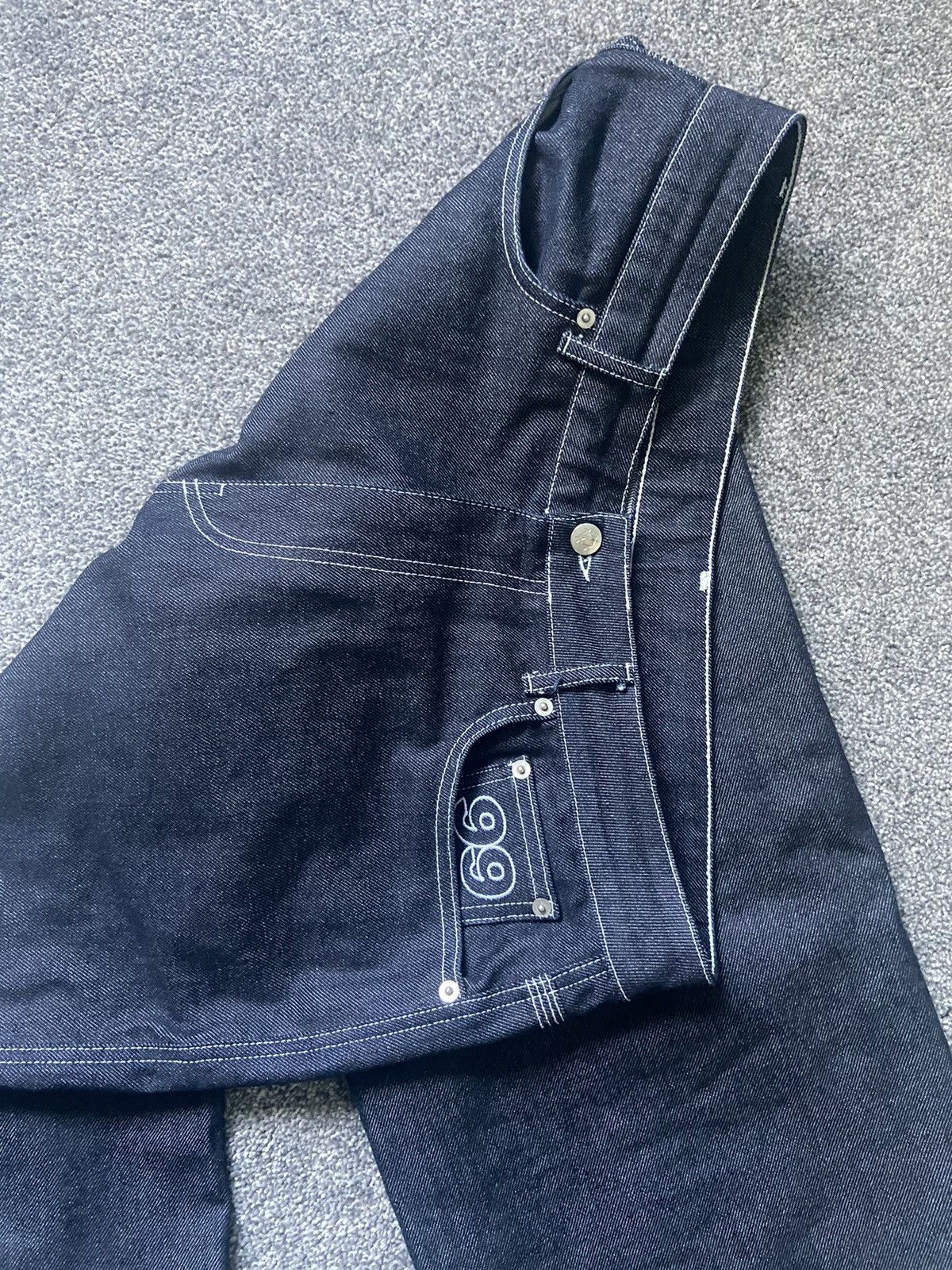 Other 99based dark rinse baggy jeans Size US 32 / EU 48 - 6 Thumbnail