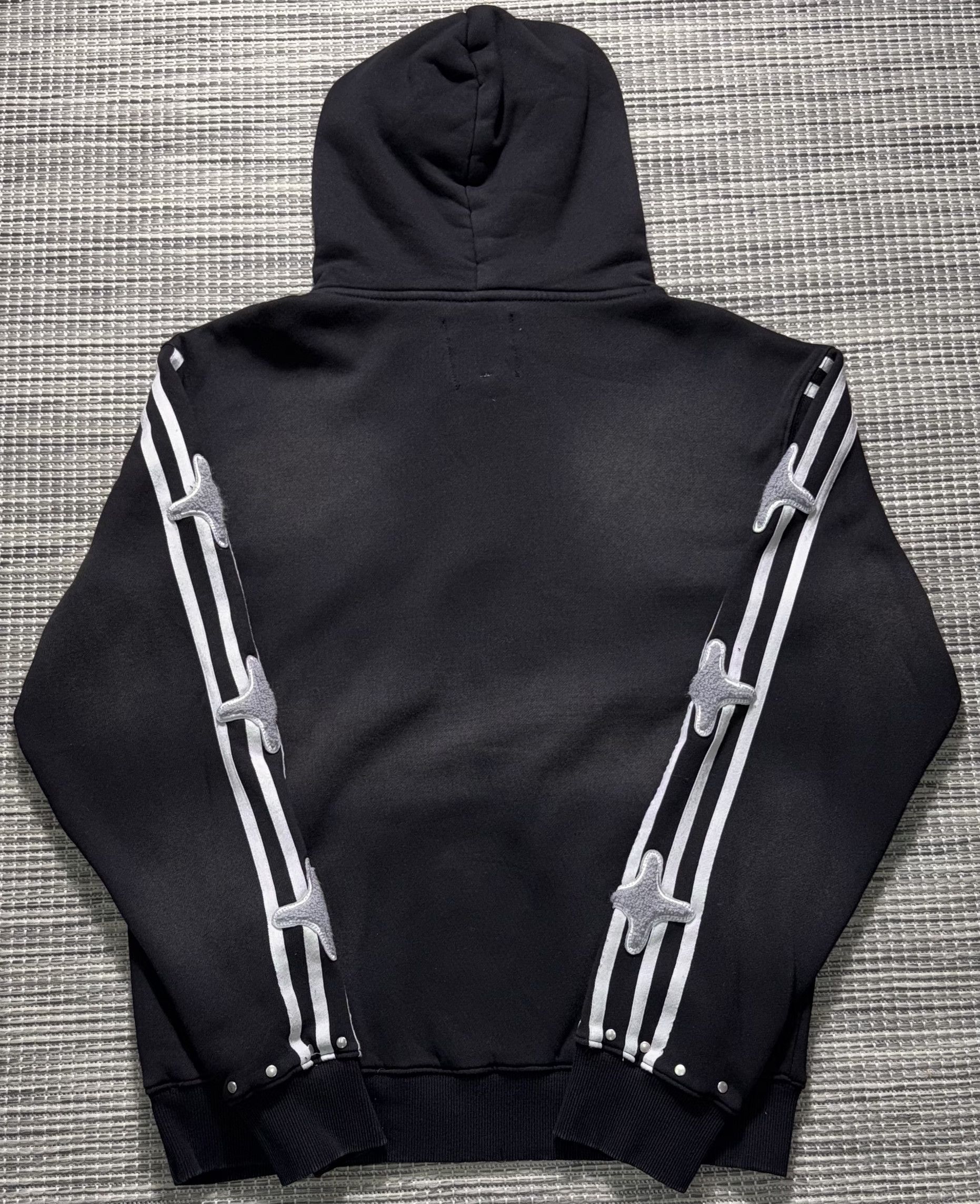 RETROVERT Black Studded Destruction Hoodie Size US L / EU 52-54 / 3 - 4 Thumbnail