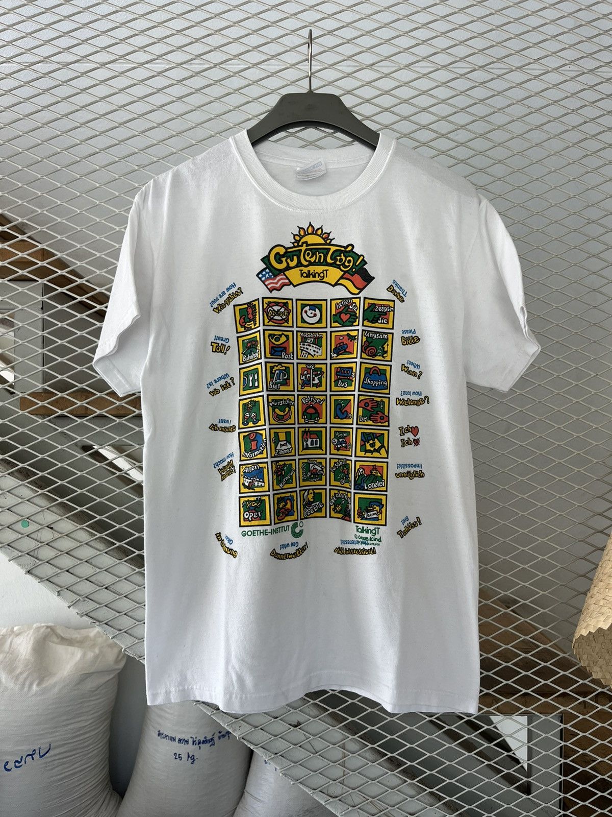 Other × Vintage Vintage Gutentog ! Talking’T artwork promo company Tshirt Size US M / EU 48-50 / 2 - 2 Thumbnail