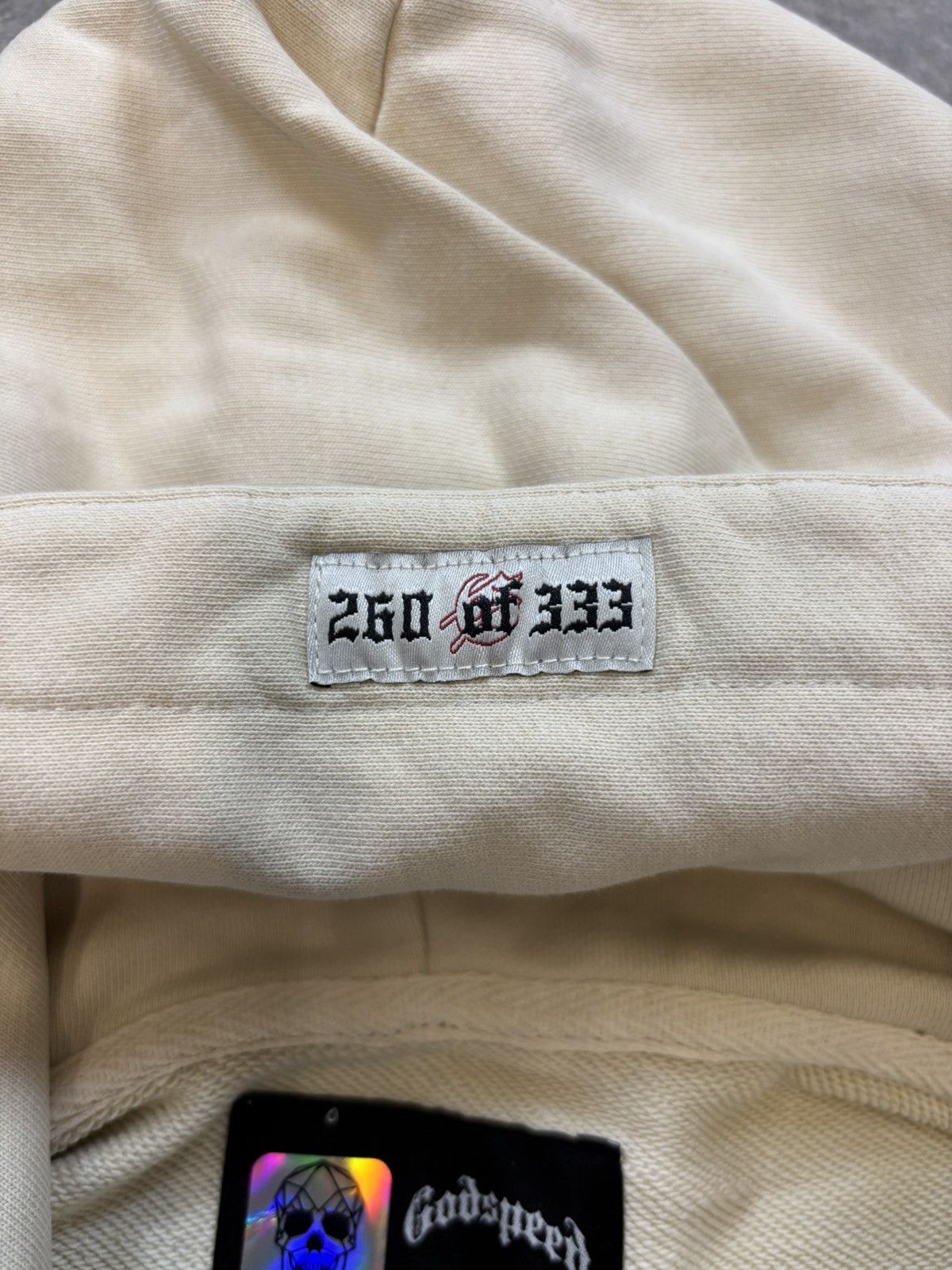 Godspeed Godspeed Lifes a Gamble Hoodie, Bone Size US XS / EU 42 / 0 - 10 Thumbnail