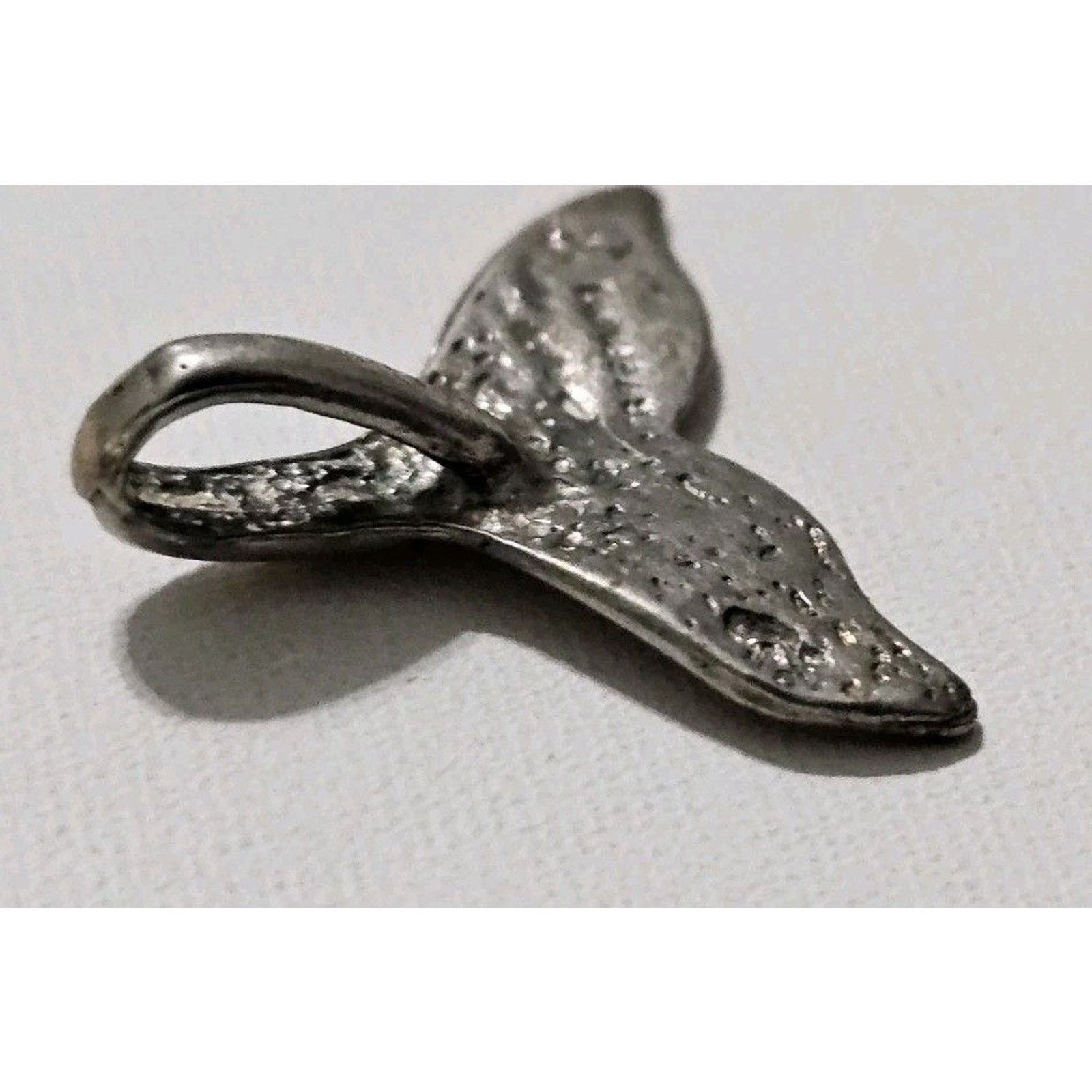 Other Sterling Silver 925 Whale Tail Slide Pendant Size ONE SIZE - 6 Thumbnail
